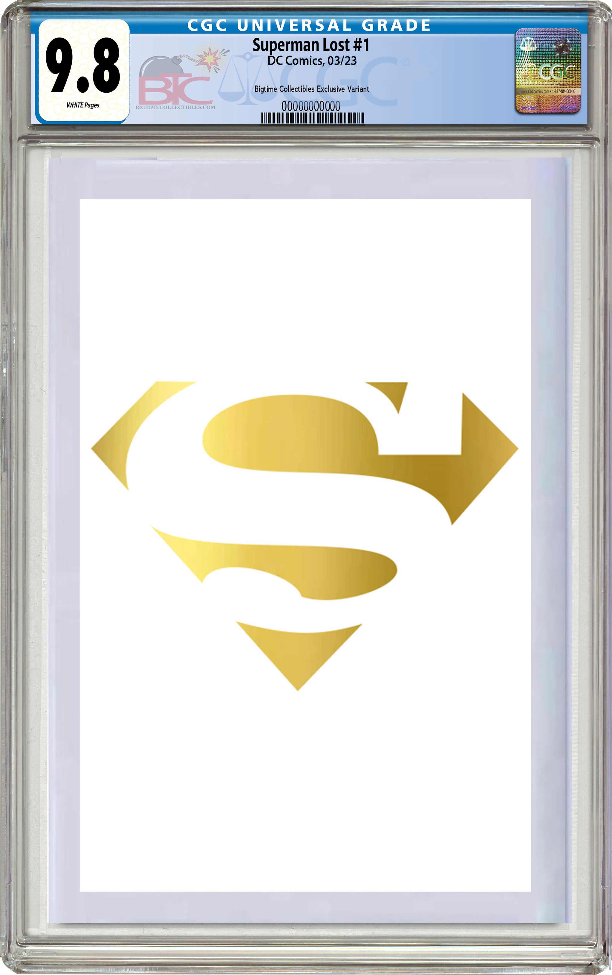 SUPERMAN LOST #1 EXCLUSIVE GOLD SPOT FOIL VARIANT