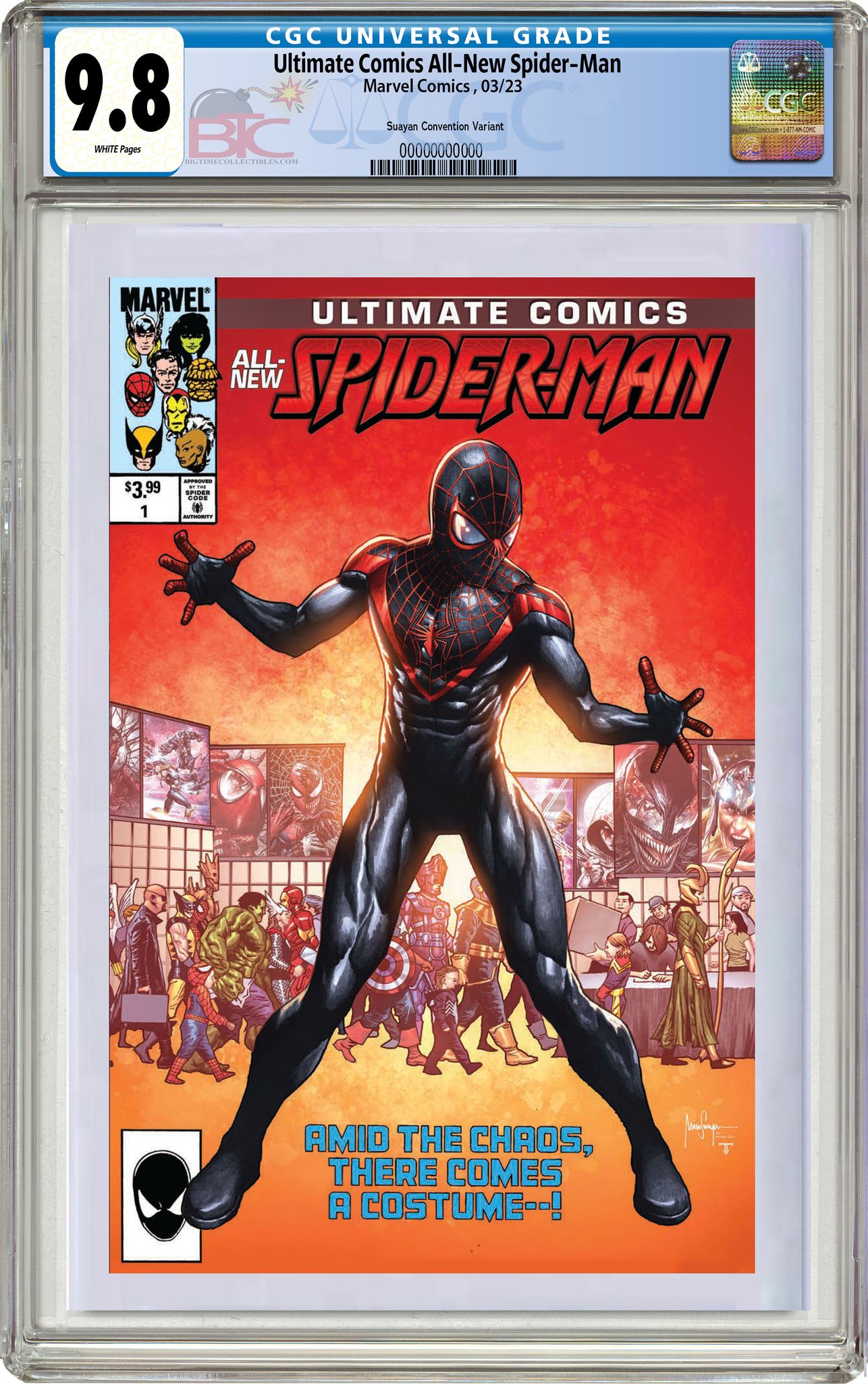 ULTIMATE COMICS SPIDER-MAN #1 MICO SUAYAN MEGACON EXCLUSIVE