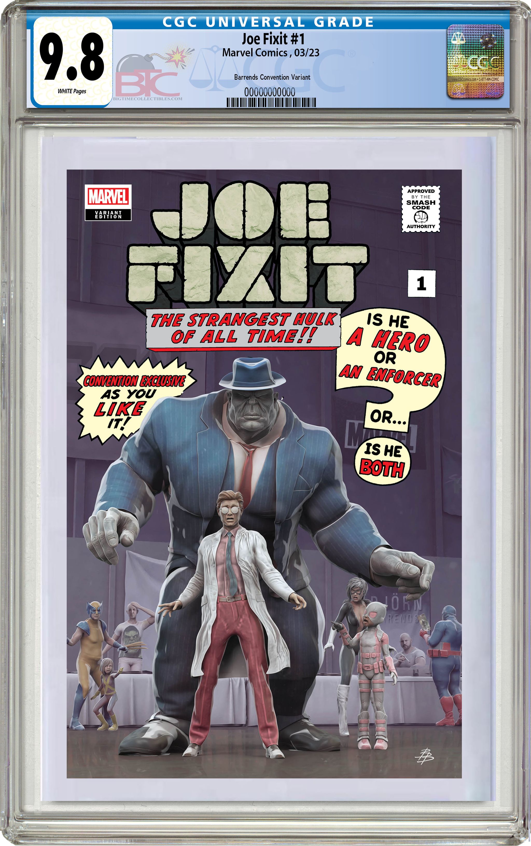 JOE FIXIT #1 BAJORN BARENDS MEGACON EXCLUSIVE