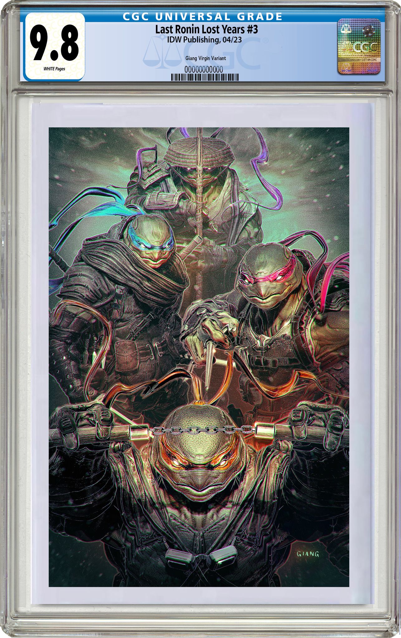 TEENAGE MUTANT NINJA TURTLES : THE LAST RONIN - LOST YEARS #3 JOHN GIANG EXCLUSIVE VARIANT COVER (I2)