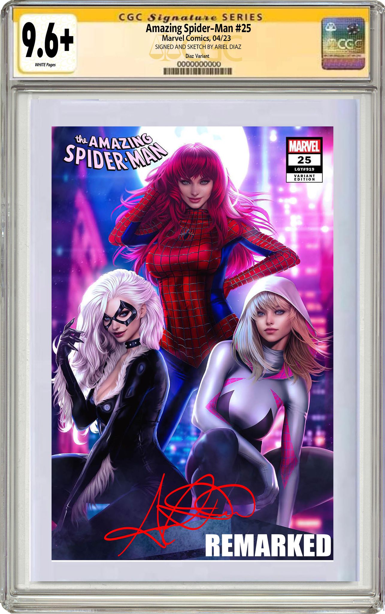 AMAZING SPIDER-MAN 25 ARIEL DIAZ EXCLUSIVE VARIANT OPTIONS - 5/10/2023