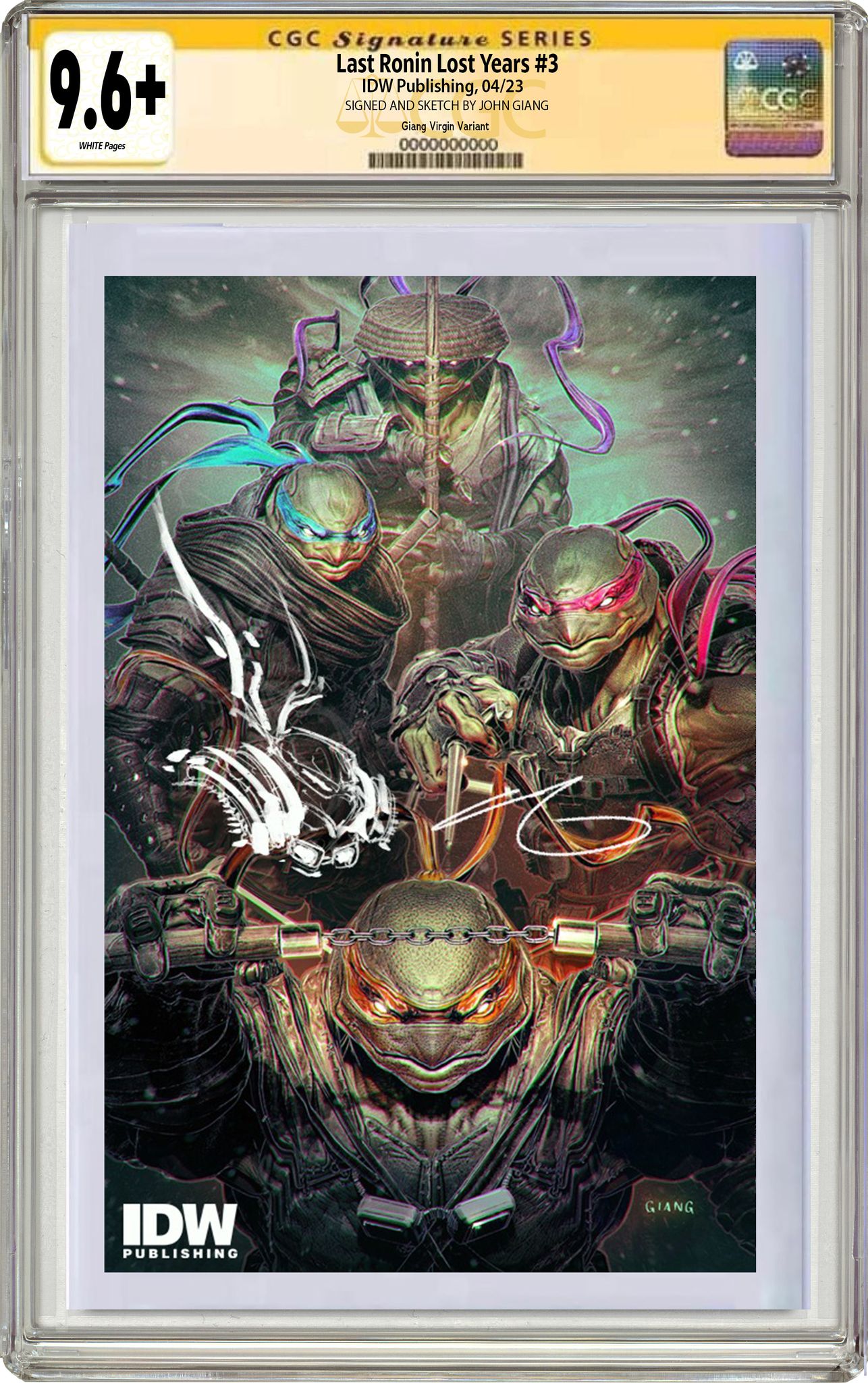 TEENAGE MUTANT NINJA TURTLES : THE LAST RONIN - LOST YEARS #3 JOHN GIANG EXCLUSIVE VARIANT COVER (I2)