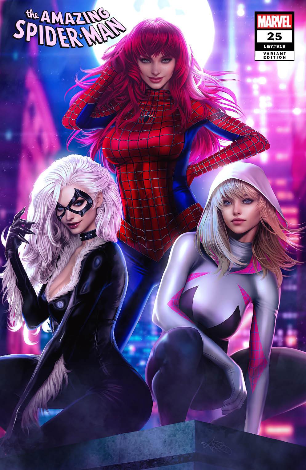 AMAZING SPIDER-MAN 25 ARIEL DIAZ EXCLUSIVE VARIANT OPTIONS - 5/10/2023