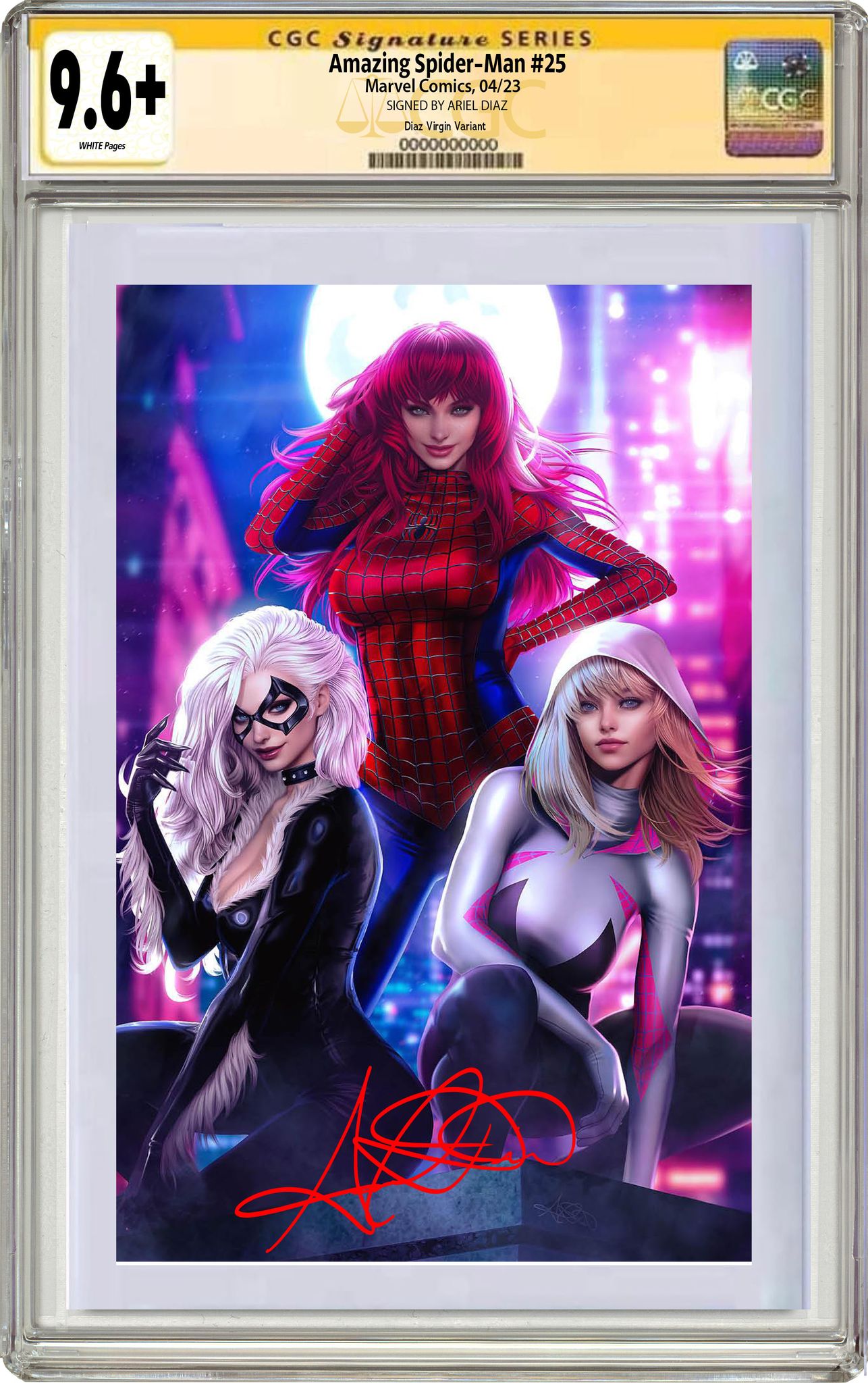AMAZING SPIDER-MAN 25 ARIEL DIAZ EXCLUSIVE VARIANT OPTIONS - 5/10/2023