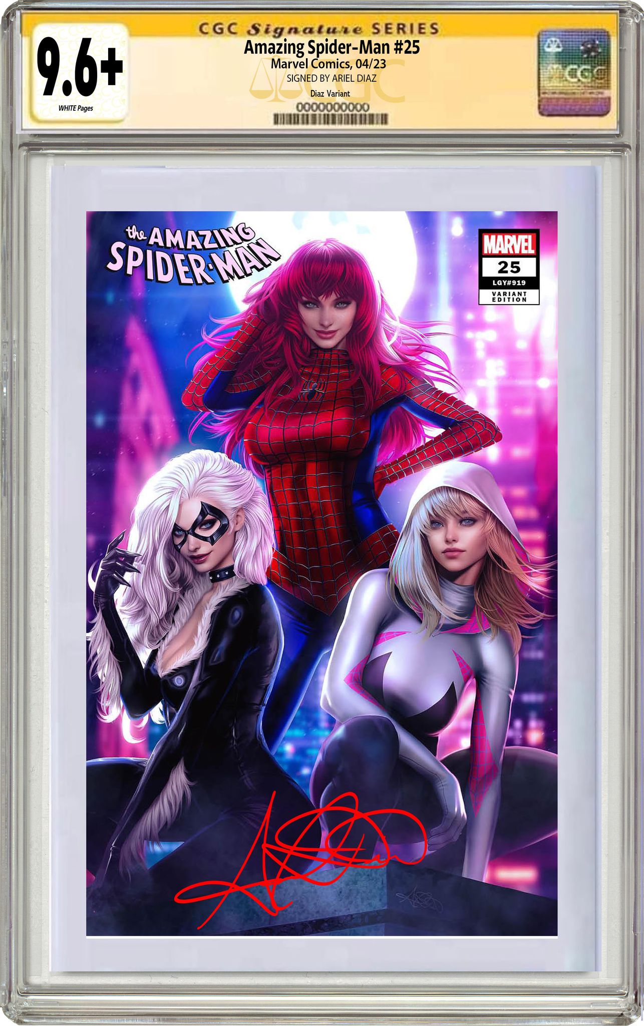 AMAZING SPIDER-MAN 25 ARIEL DIAZ EXCLUSIVE VARIANT OPTIONS - 5/10/2023