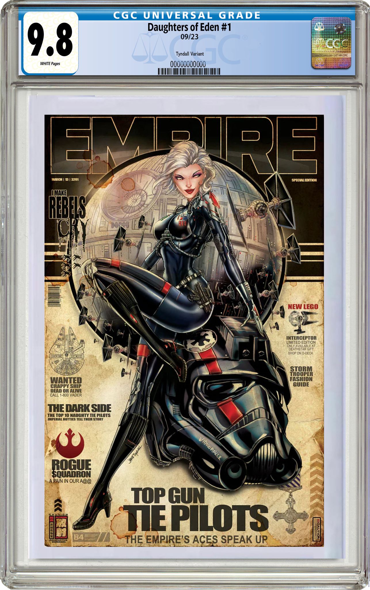 DAUGHTER'S OF EDEN #1 JAMIE TYNDALL TIE FIGHTER RETRO VARIANT OPTIONS