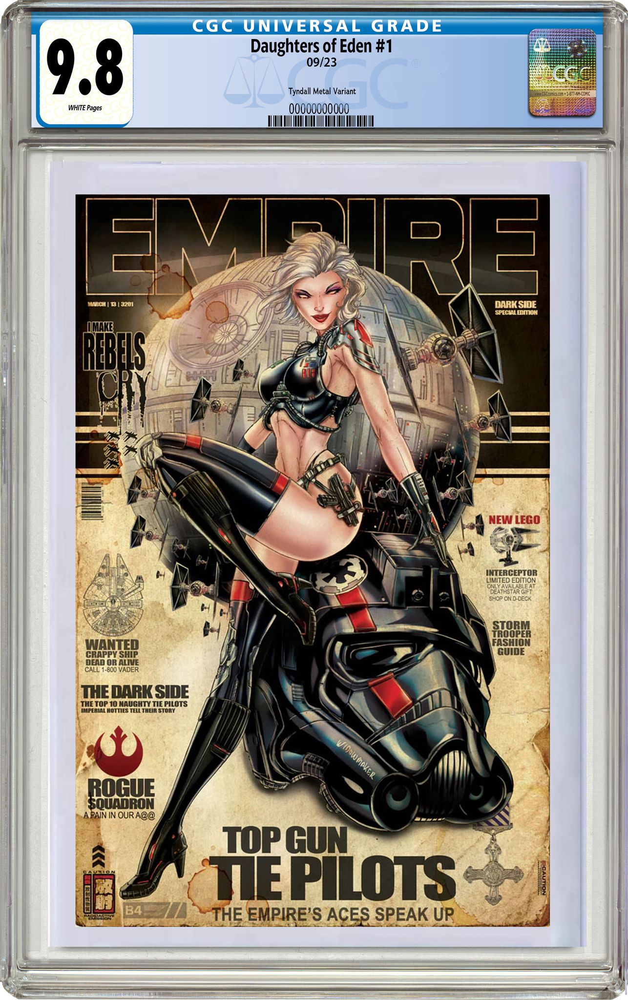 DAUGHTER'S OF EDEN #1 JAMIE TYNDALL TIE FIGHTER RETRO VARIANT OPTIONS