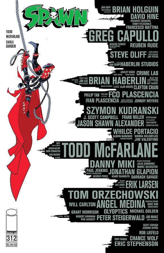 SPAWN #312 CVR B MCFARLANE SKYLINE VARIANT 11/25/20