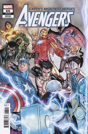 03/08/2023 AVENGERS #66 PAST FUTURE AVENGERS ASSEMBLE CONNECT VARIANT