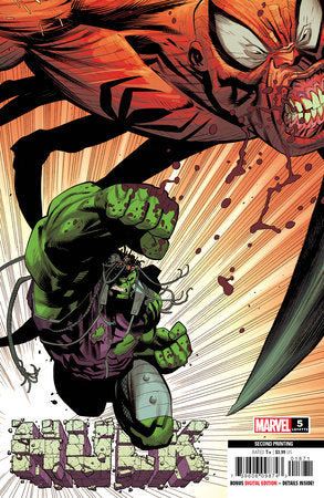 05/18/2022 HULK 5 TBD ARTIST 2ND PRINTING VARIANT