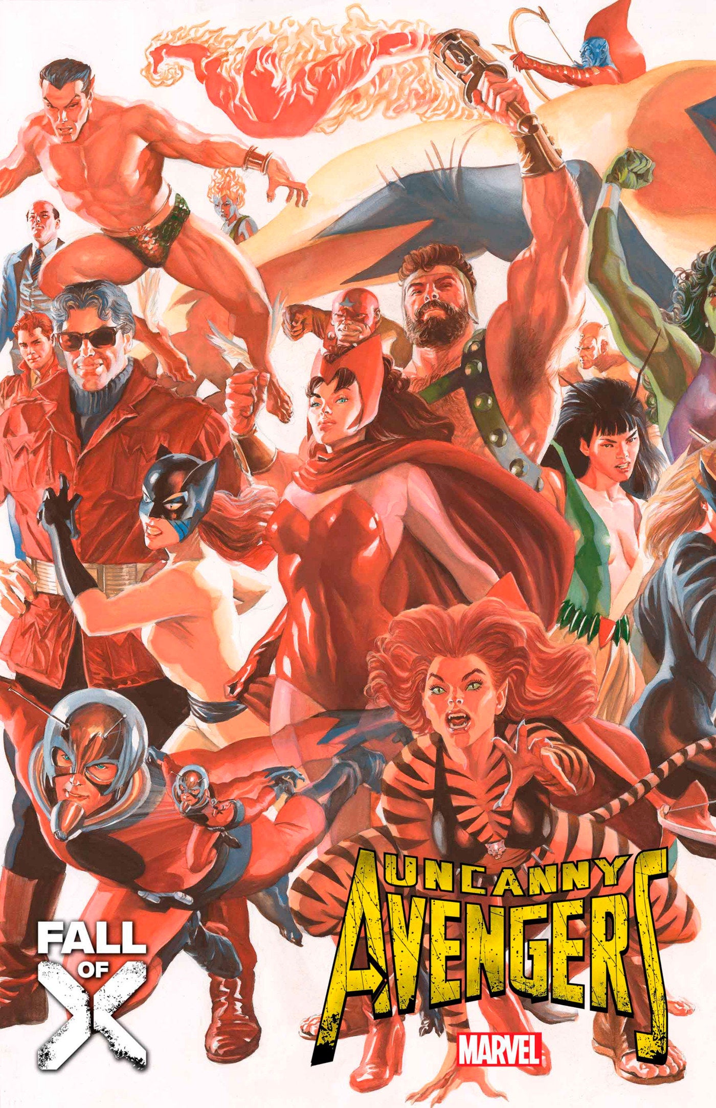 UNCANNY AVENGERS 1 ALEX ROSS CONNECTING AVENGERS VARIANT PART A [G.O.D