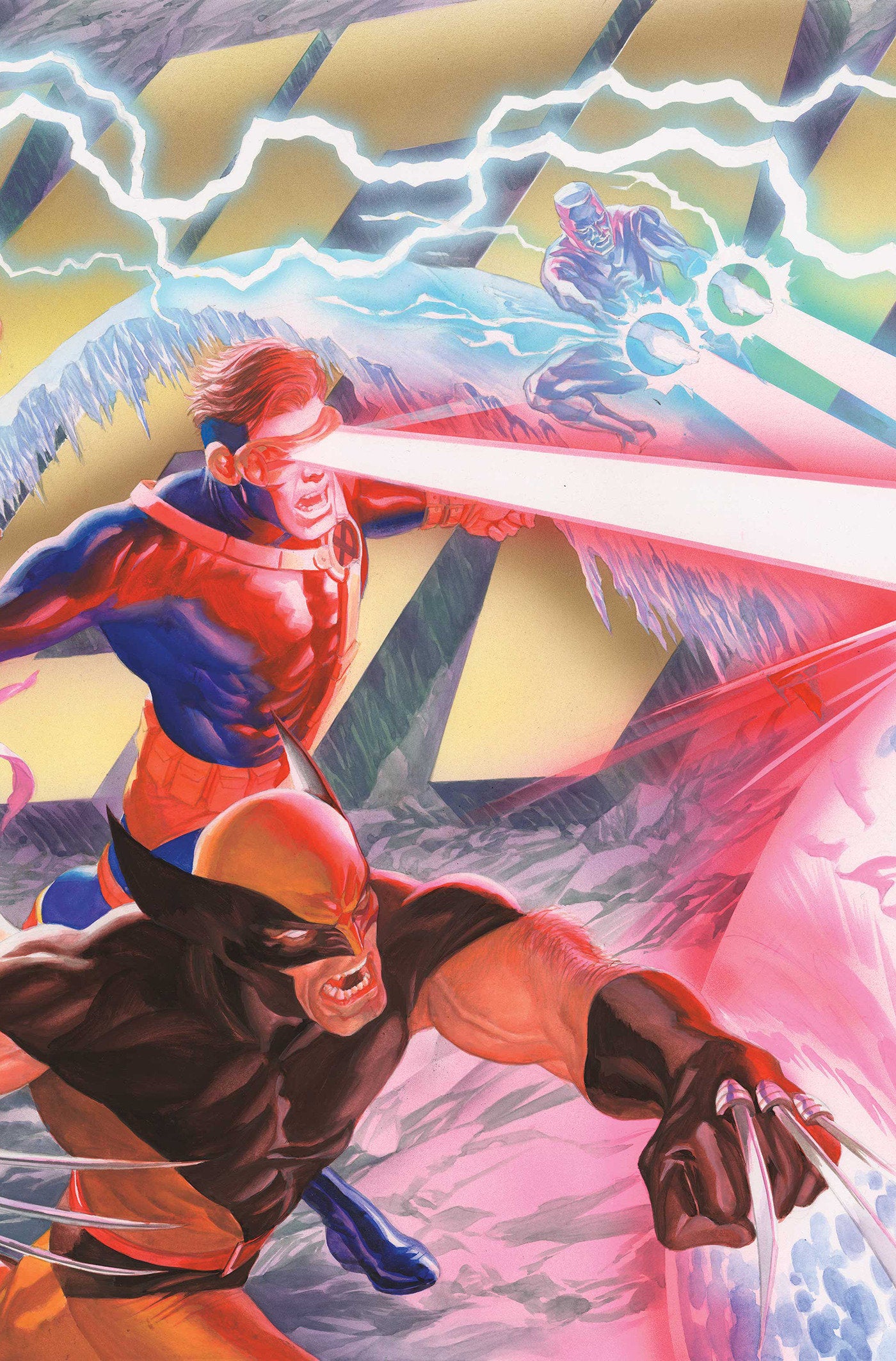 UNCANNY AVENGERS 1 ALEX ROSS CONNECTING X-MEN VARIANT PART A [G.O.D.S.
