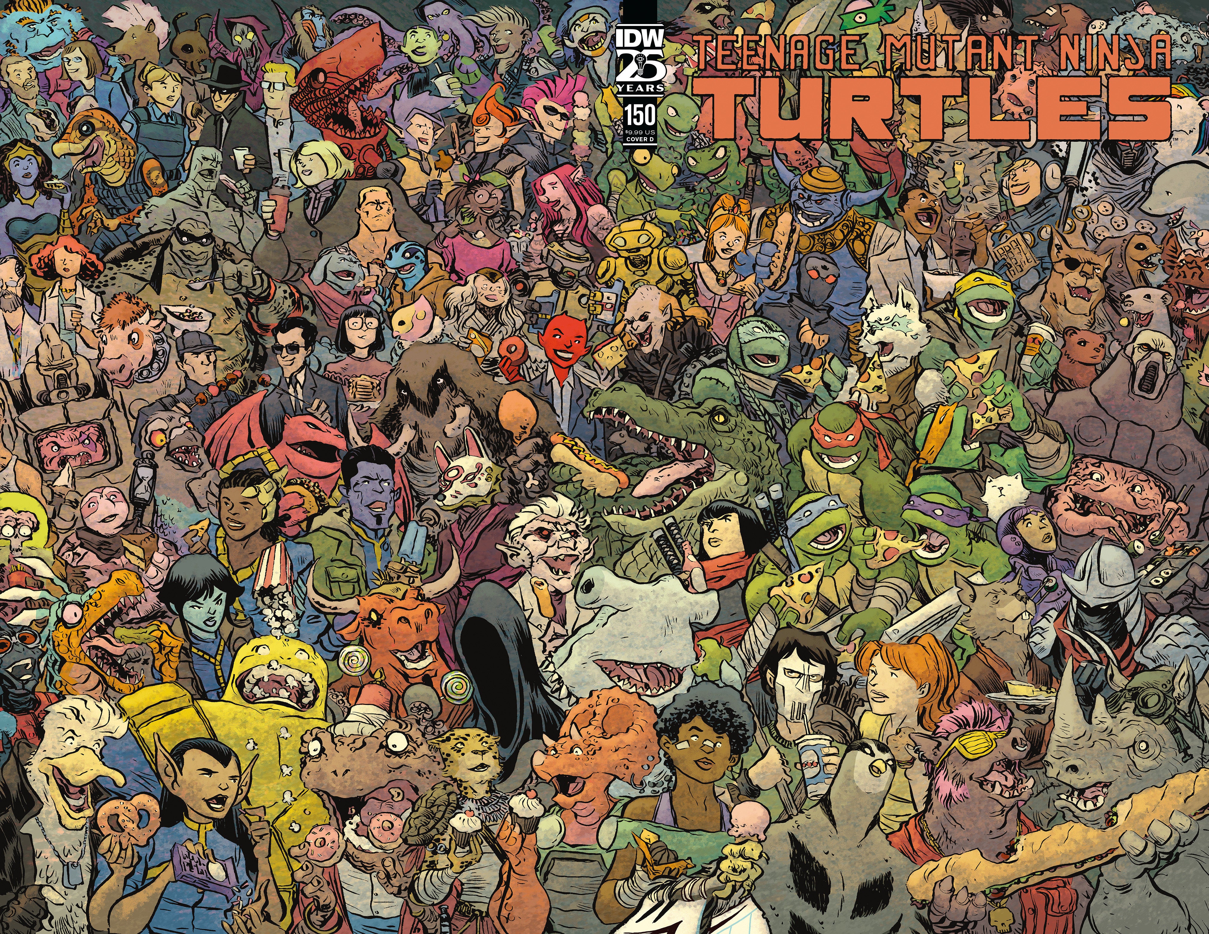 Teenage Mutant Ninja Turtles #150 Variant D (Lonergan Wraparound Varia