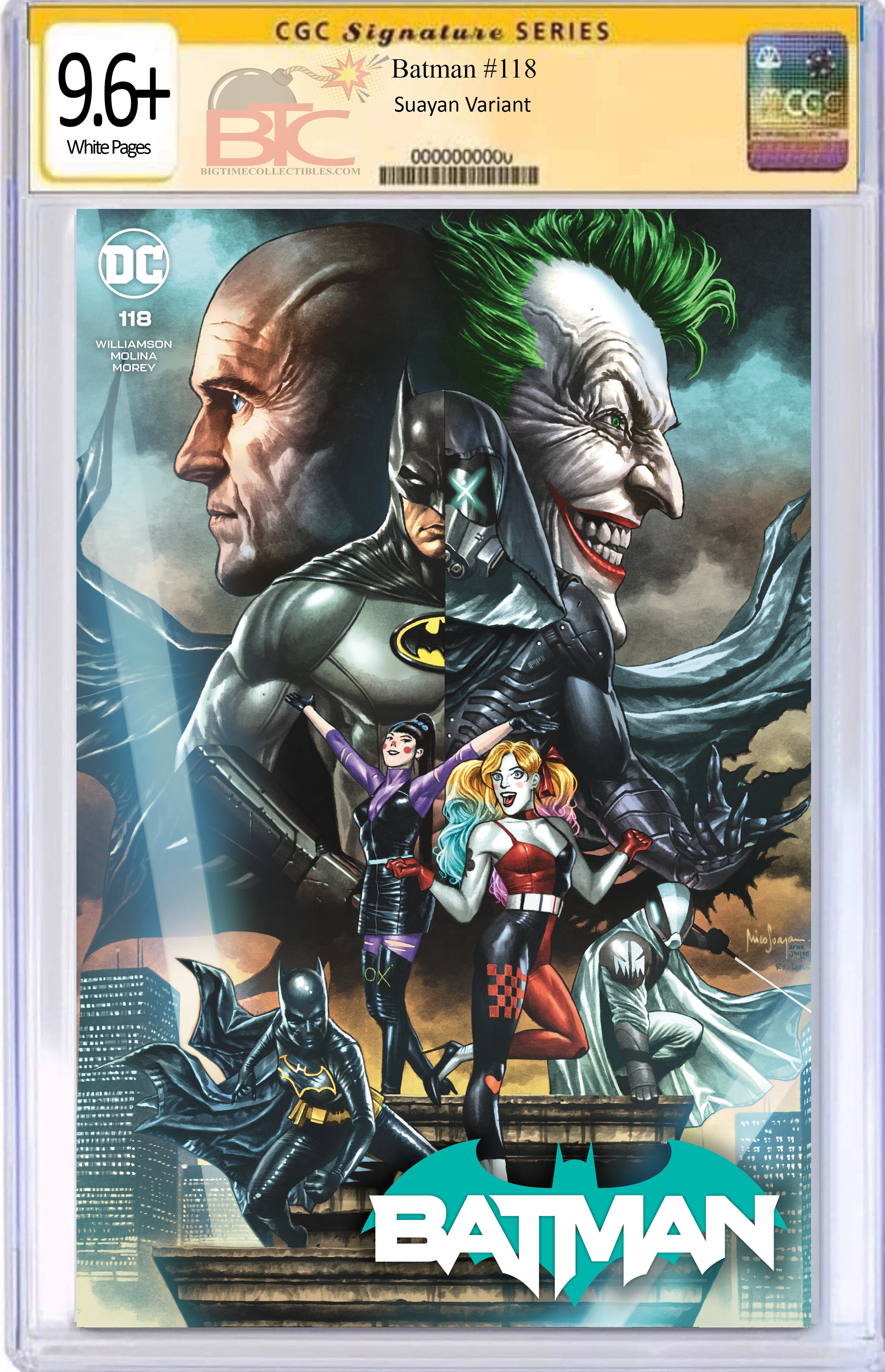 BATMAN #118 MICO SUAYAN EXCLUSIVE BIG TIME EDITION OPTIONS