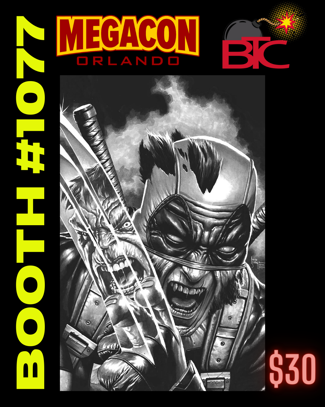 DEADPOOL #4 MICO SUAYAN MEGACON EXCLUSIVE SKETCH COVER