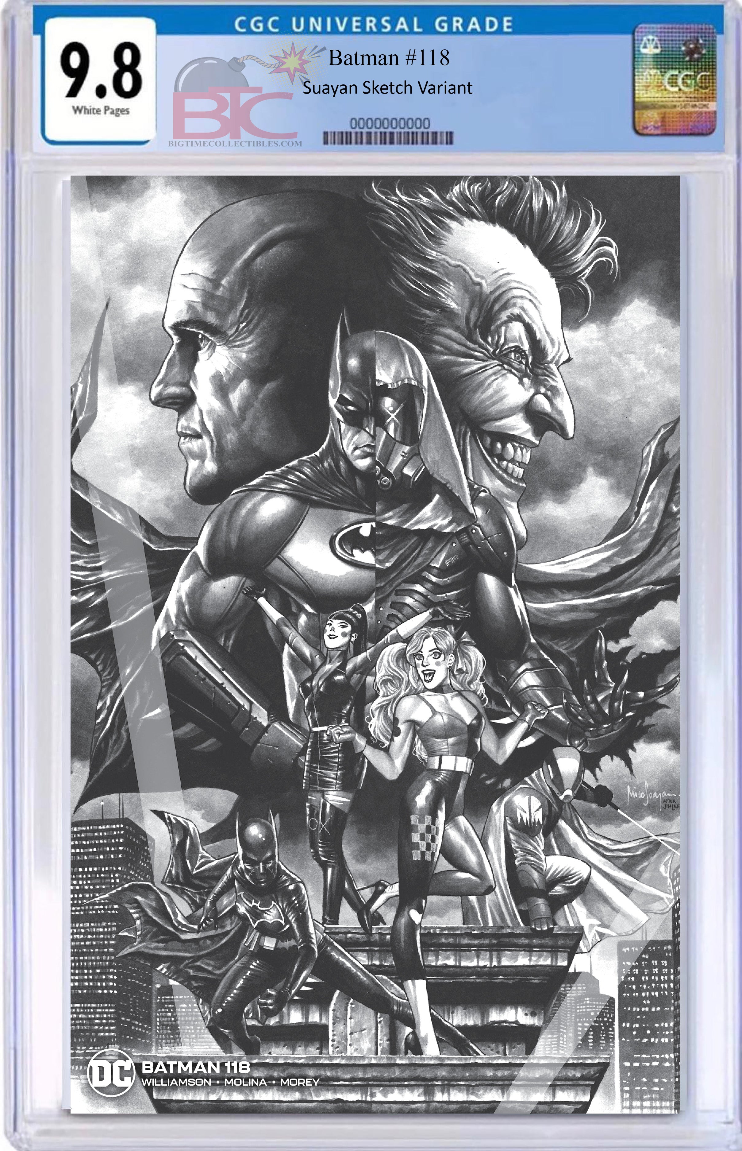 BATMAN #118 MICO SUAYAN EXCLUSIVE BIG TIME EDITION OPTIONS