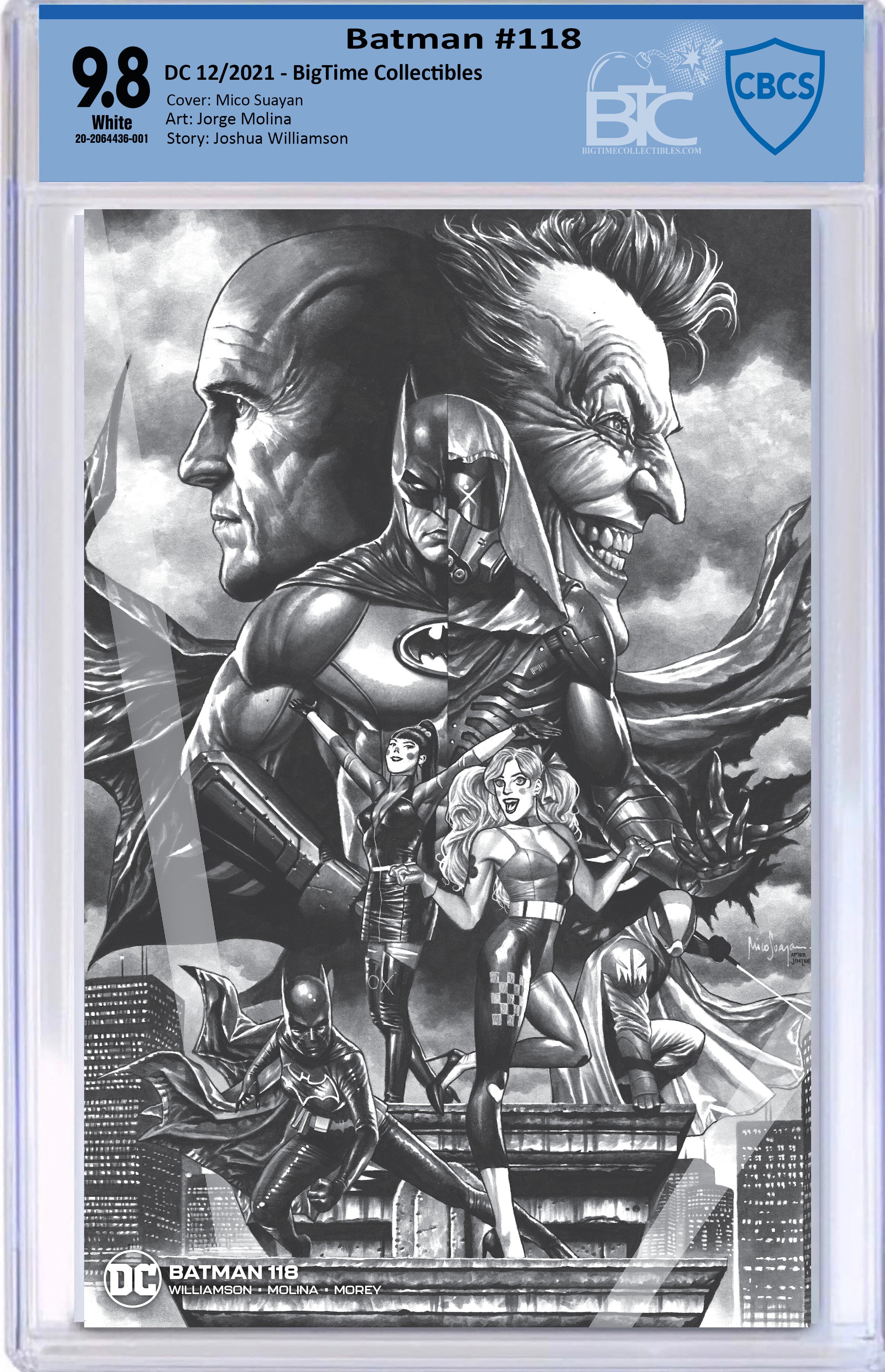 BATMAN #118 MICO SUAYAN EXCLUSIVE BIG TIME EDITION OPTIONS