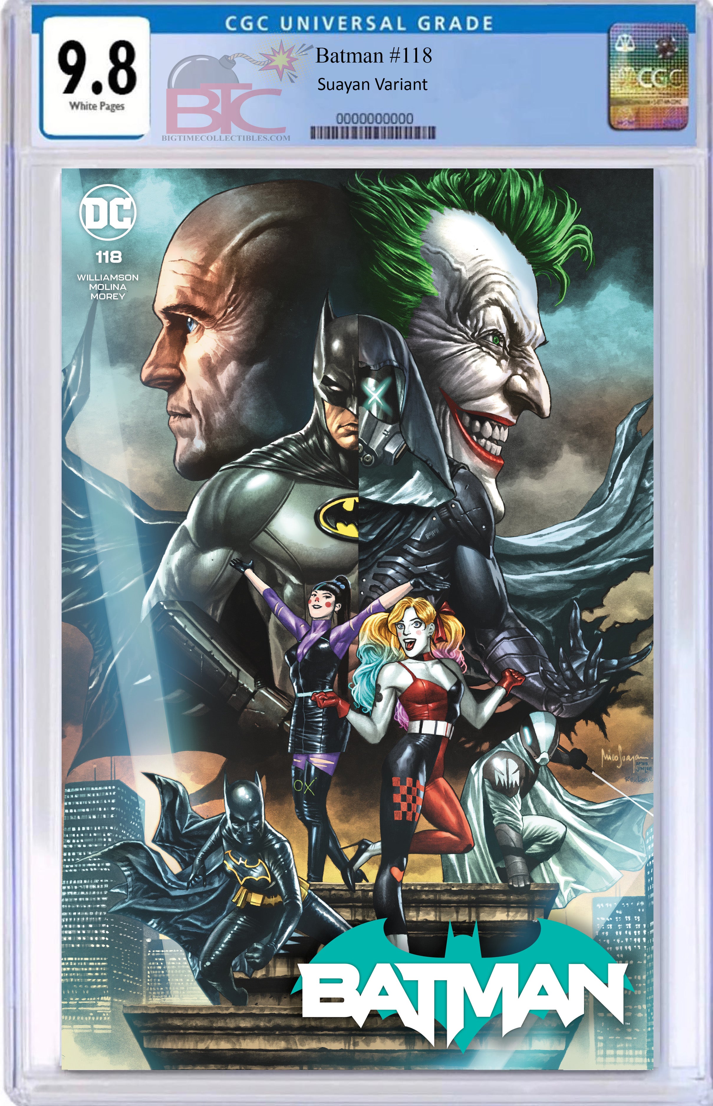 BATMAN #118 MICO SUAYAN EXCLUSIVE BIG TIME EDITION OPTIONS