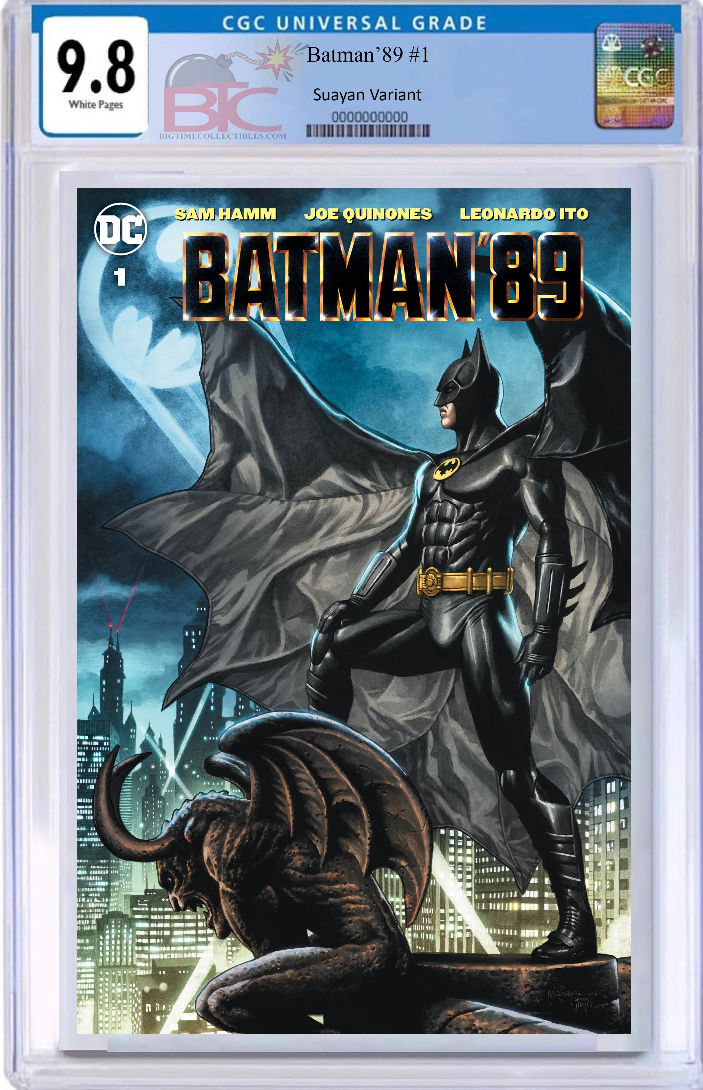 BATMAN 89 #1 MICO SUAYAN 608 EXCLUSIVE HOMAGE RAW & CGC OPTIONS
