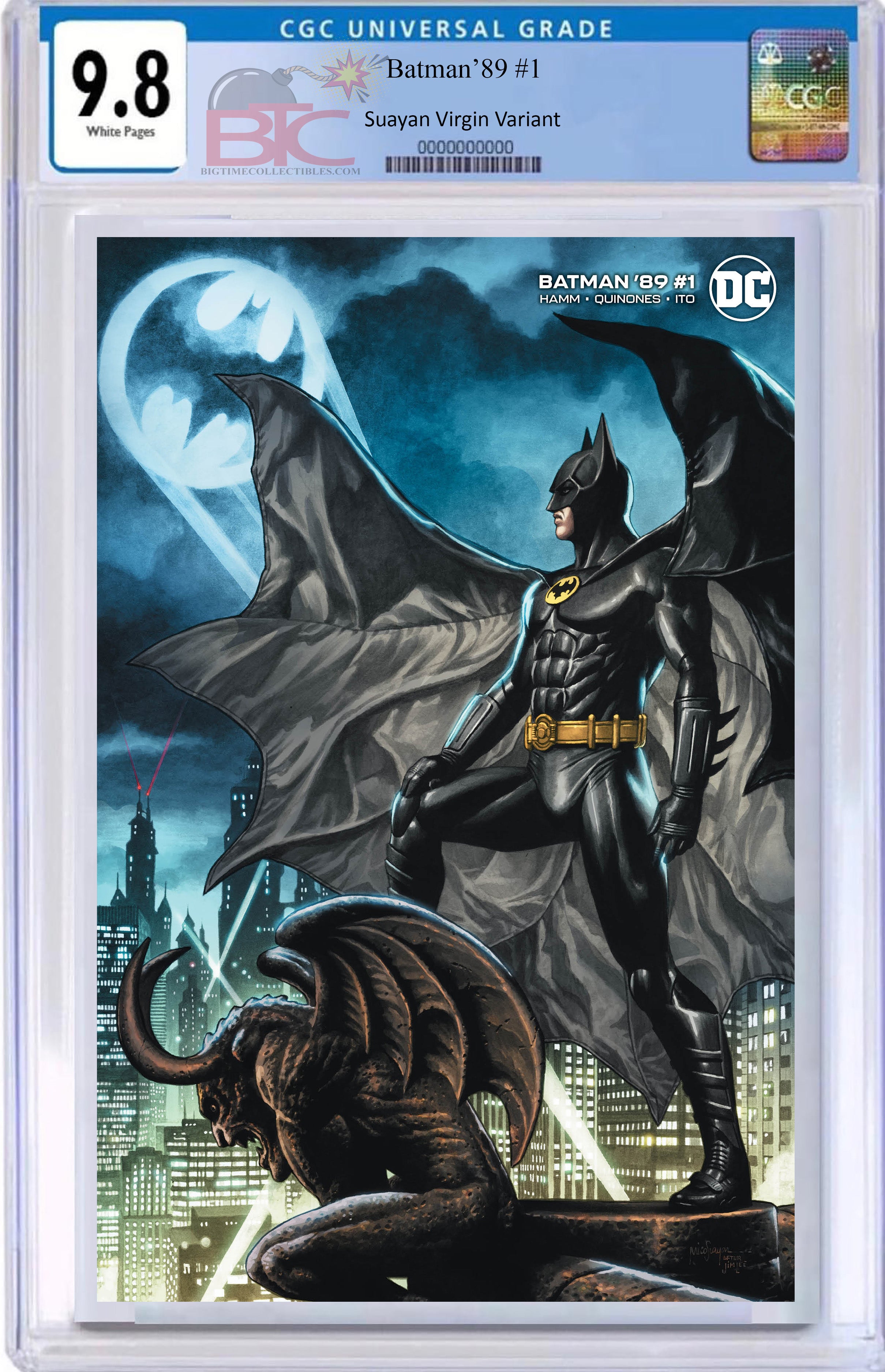 BATMAN 89 #1 MICO SUAYAN 608 EXCLUSIVE HOMAGE RAW & CGC OPTIONS