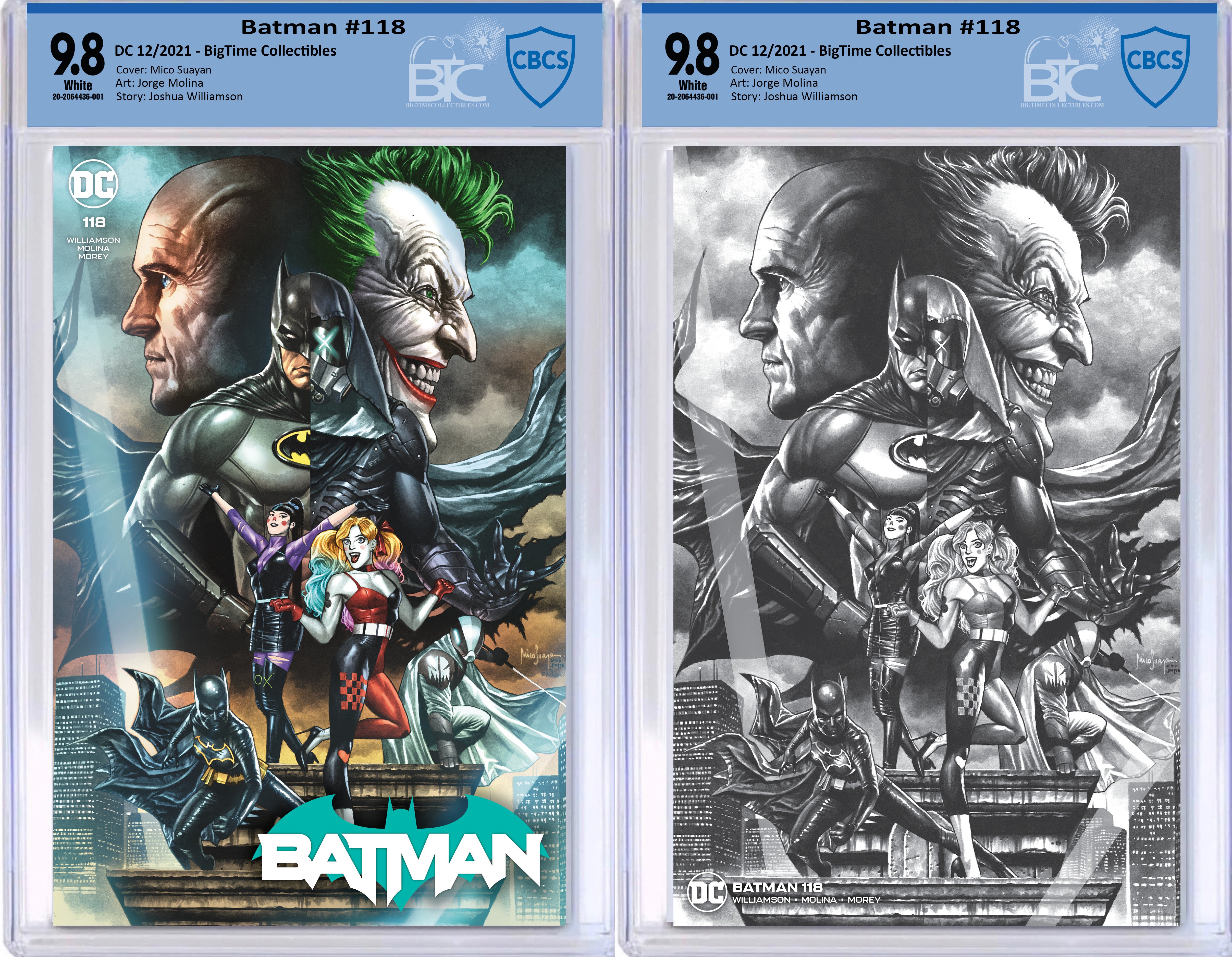BATMAN #118 MICO SUAYAN EXCLUSIVE BIG TIME EDITION OPTIONS