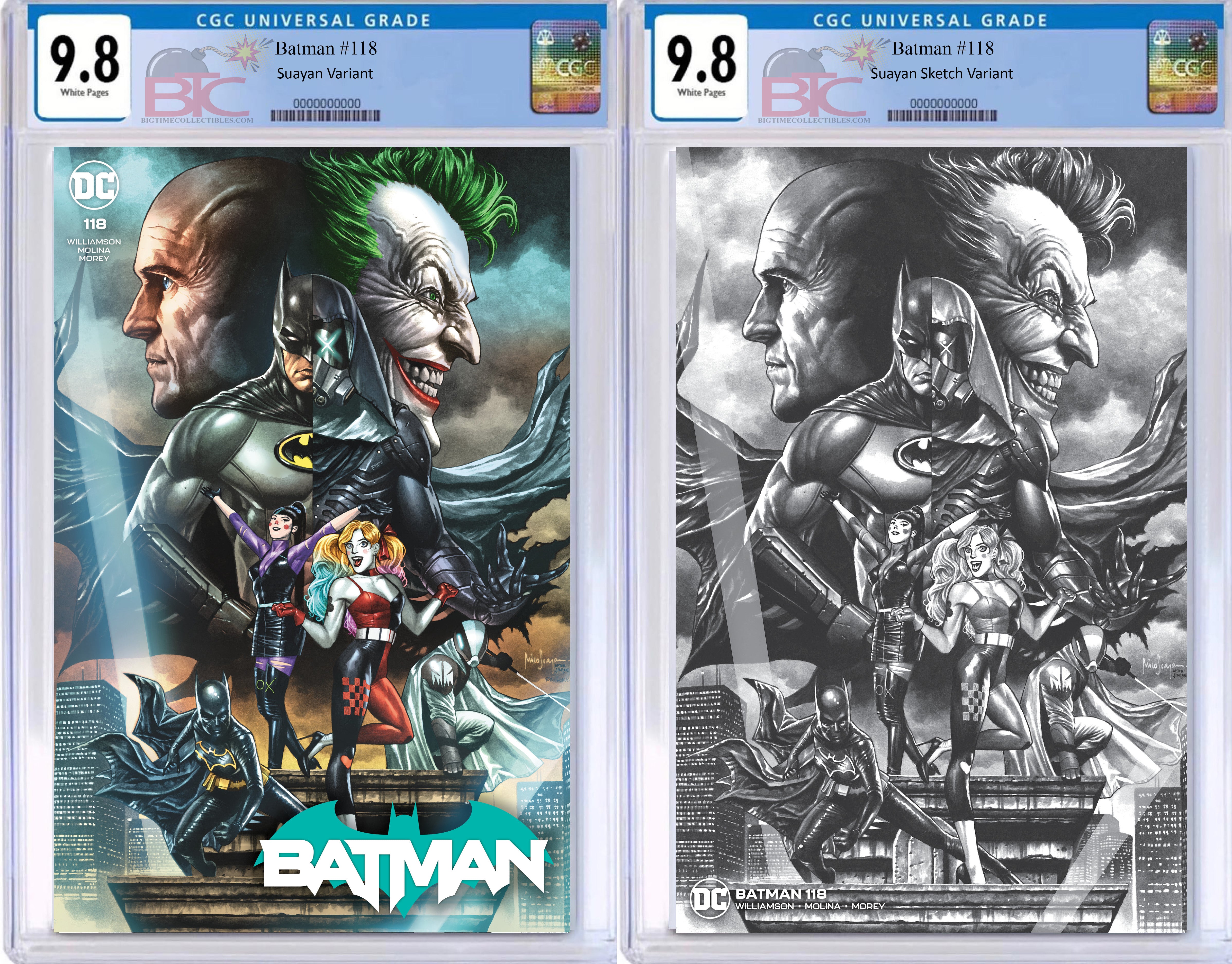 BATMAN #118 MICO SUAYAN EXCLUSIVE BIG TIME EDITION OPTIONS