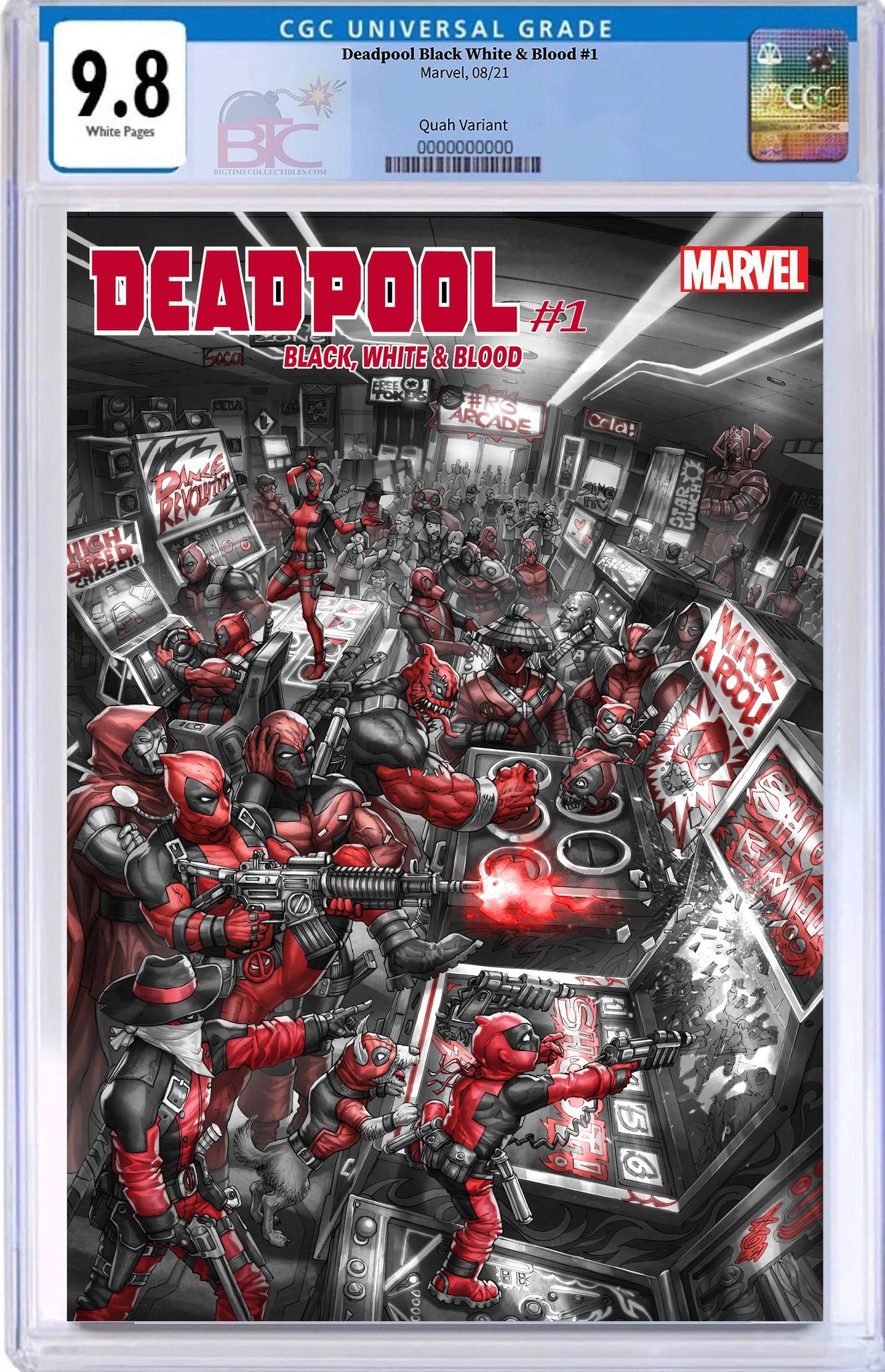 DEADPOOL BLACK WHITE & BLOOD #1 ALAN QUAH "DEADPOOL CORPS" EXCLUSIVE VARIANT