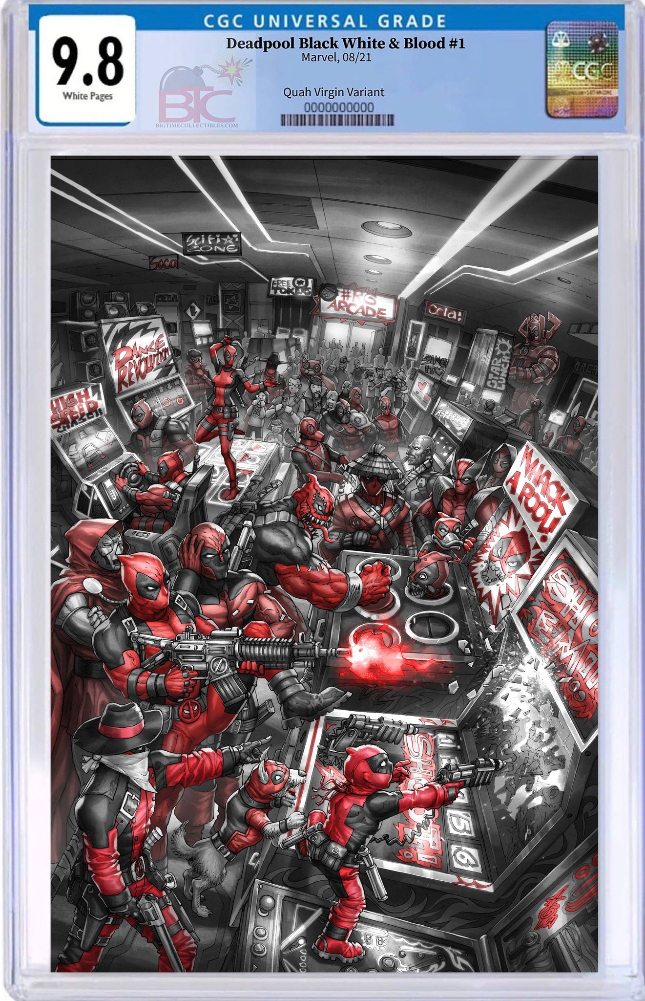 DEADPOOL BLACK WHITE & BLOOD #1 ALAN QUAH "DEADPOOL CORPS" EXCLUSIVE VARIANT