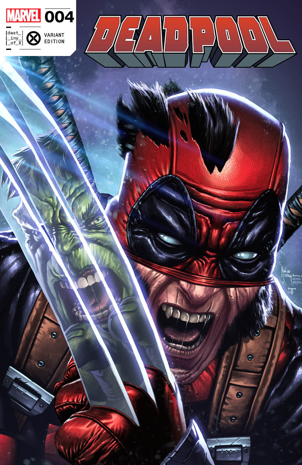 DEADPOOL #4 MICO SUAYAN EXCLUSIVE VARIANT COVERS