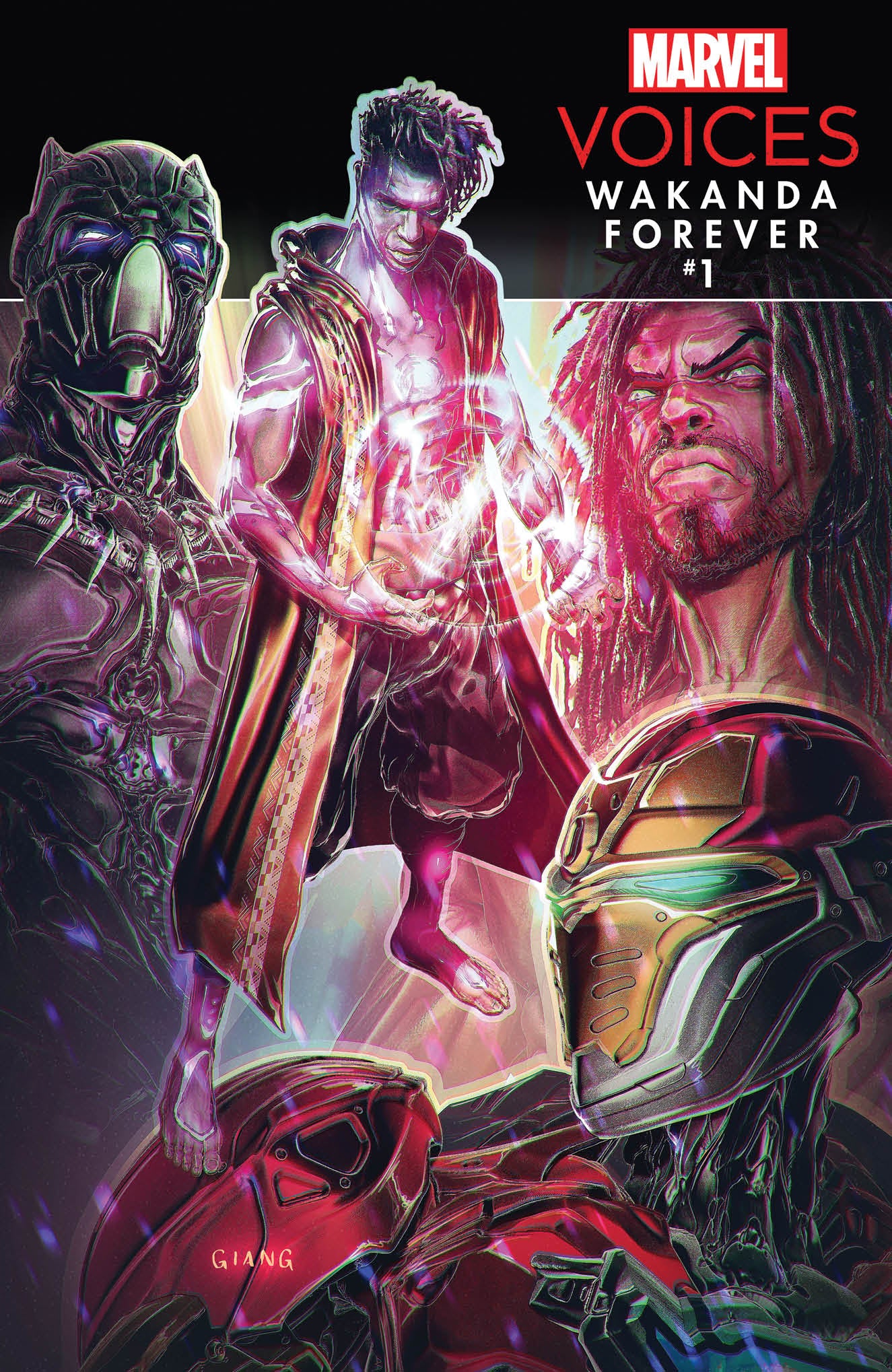 MARVELS VOICES WAKANDA FOREVER #1 JOHN GIANG EXCLUSIVE VARIANT OPTIONS