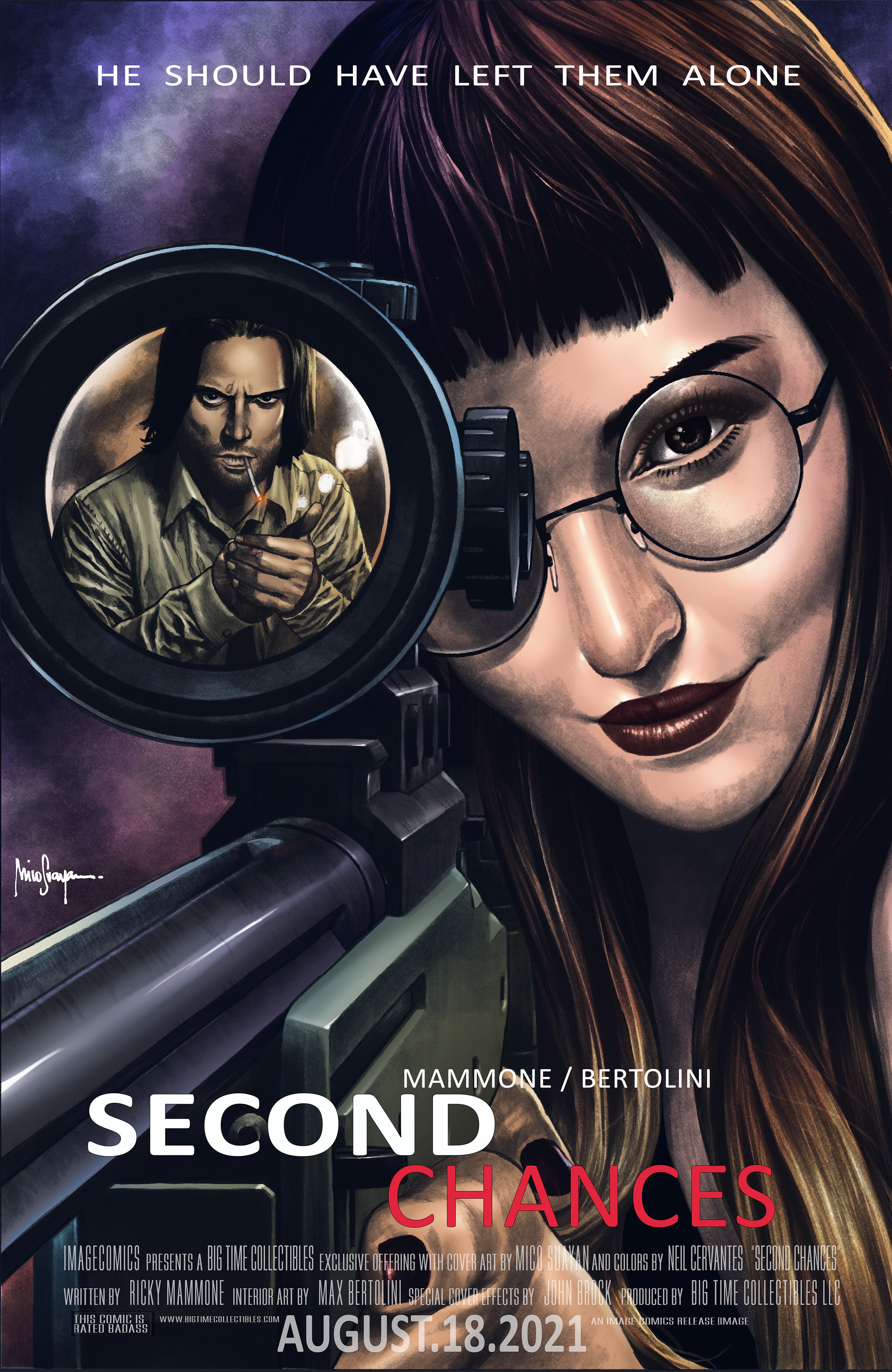 08/18/2021 SECOND CHANCES #1 MICO SUAYAN EXCLUSIVE HOMAGE VARIANT