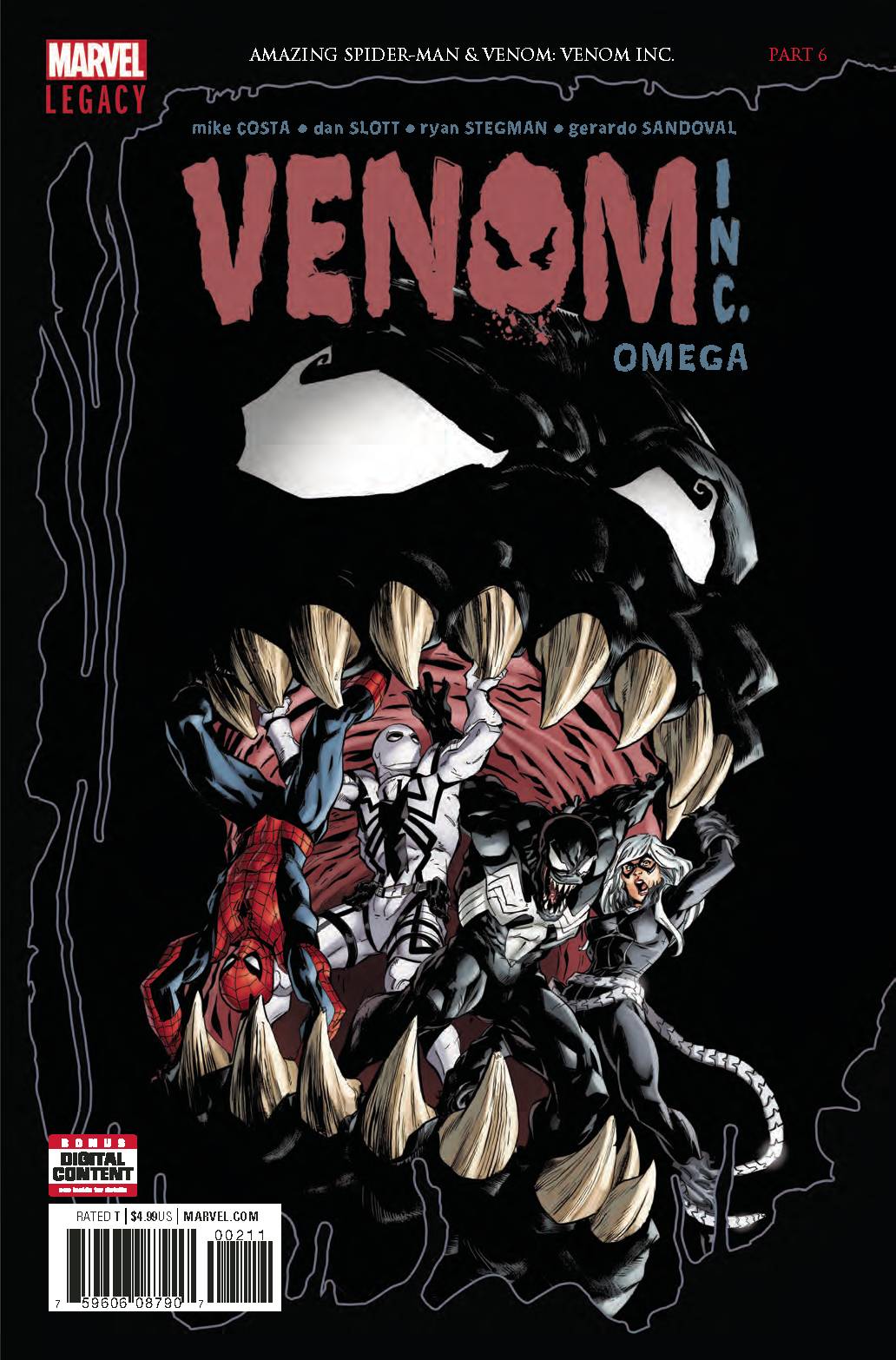 AMAZING SPIDER-MAN VENOM INC OMEGA #1 LEG(CB64)
