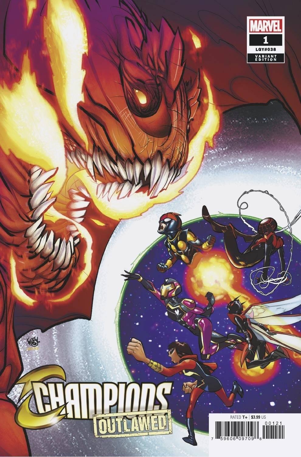 CHAMPIONS #1 (OF 5) FERRY 1:25 VARIANT 10/07/20 (CB54)