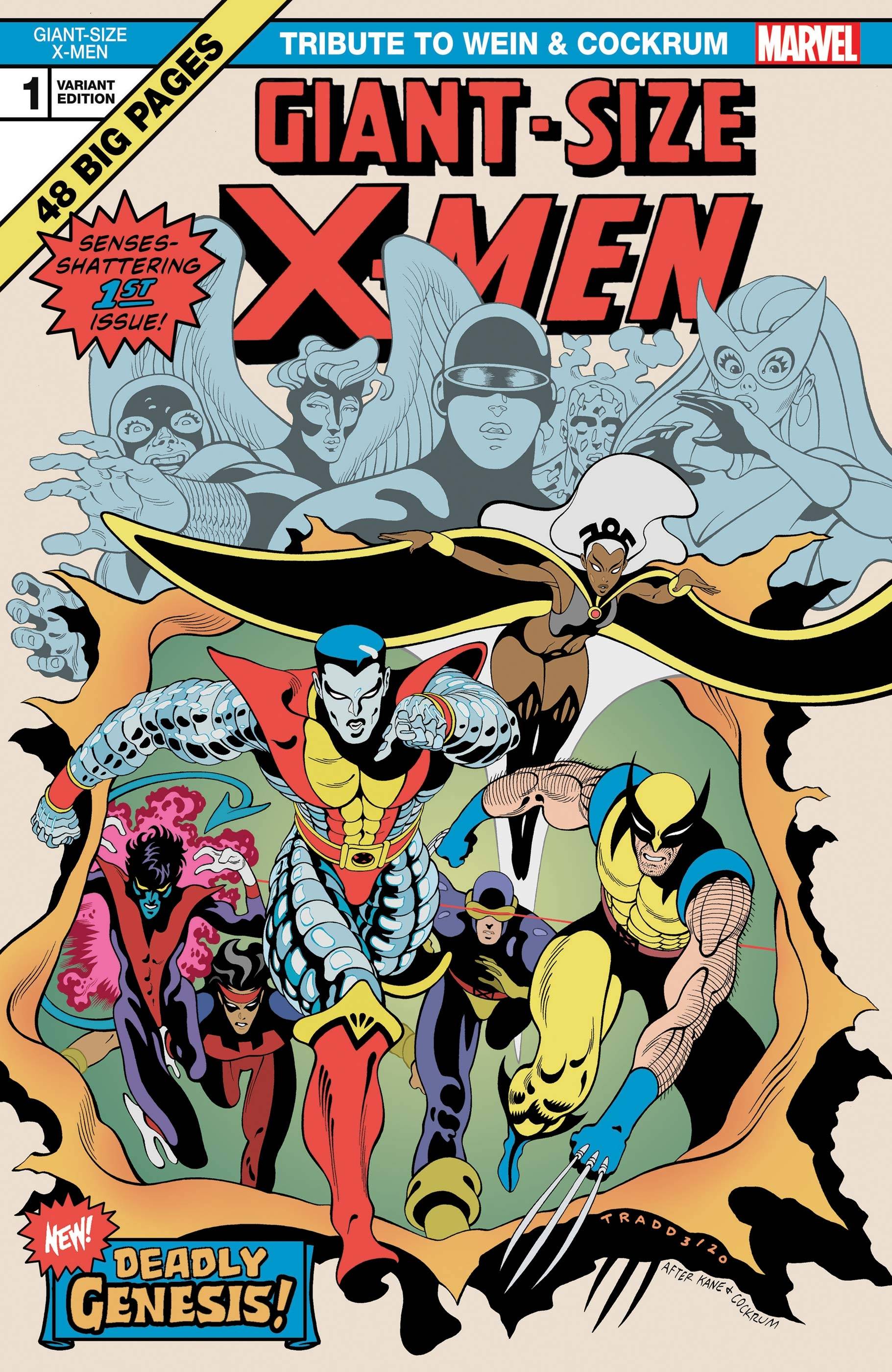 09/30/2022 GIANT SIZE X-MEN TRIBUTE WEIN COCKRUM #1 MOORE VARIANT