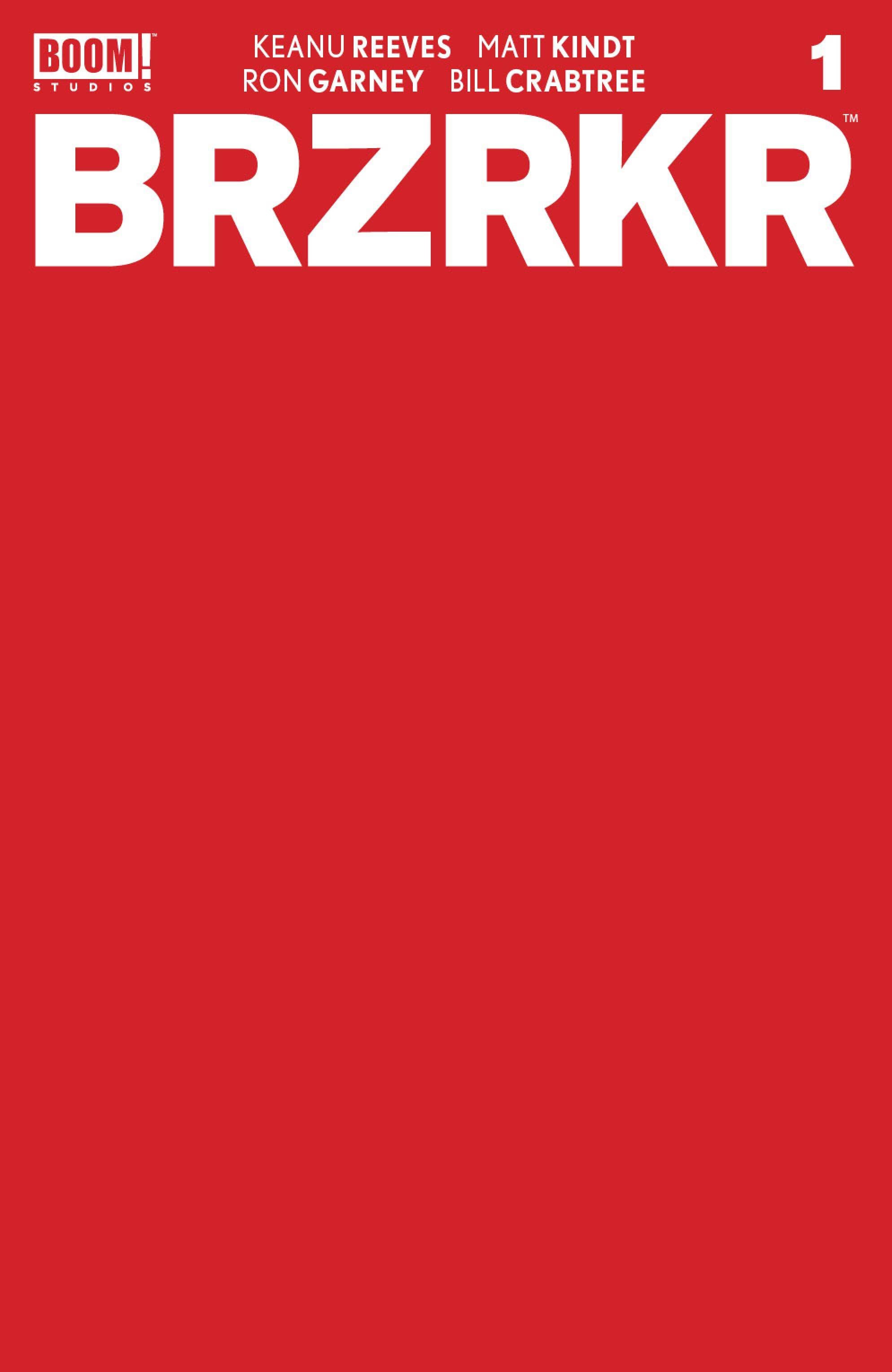 BRZRKR (BERZERKER) #1 CVR F 1:10 COPY INCV RED BLANK SKETCH CV 02/24/21