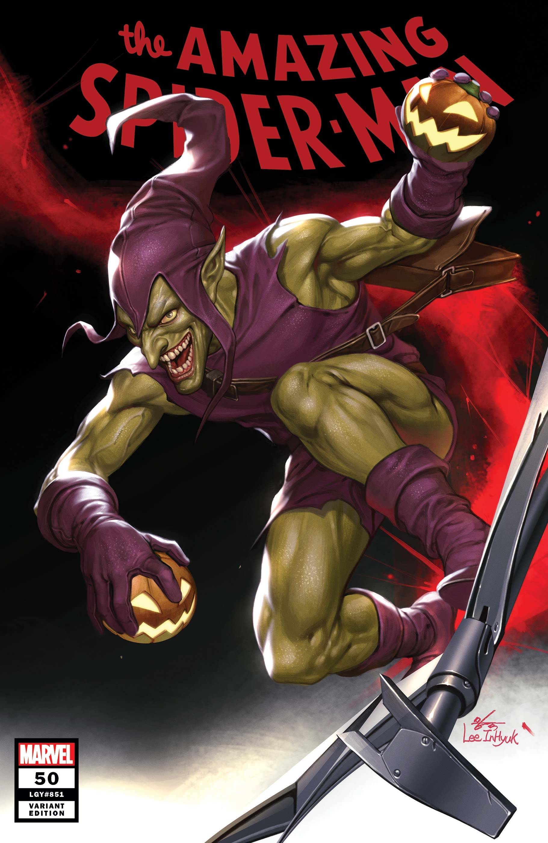 10/14/2020 AMAZING SPIDER-MAN #50 INHYUK LEE VAR LAST 1:25