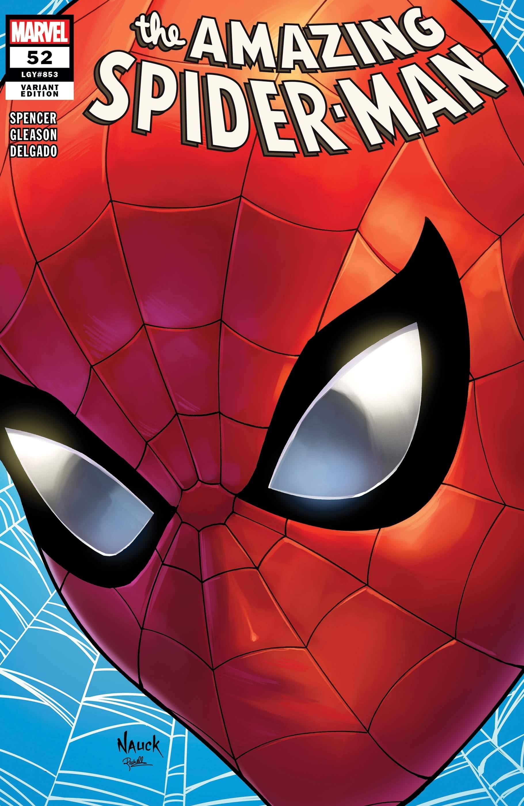 AMAZING SPIDER-MAN #52 NAUCK HEADSHOT VAR LAST 11/11/2020