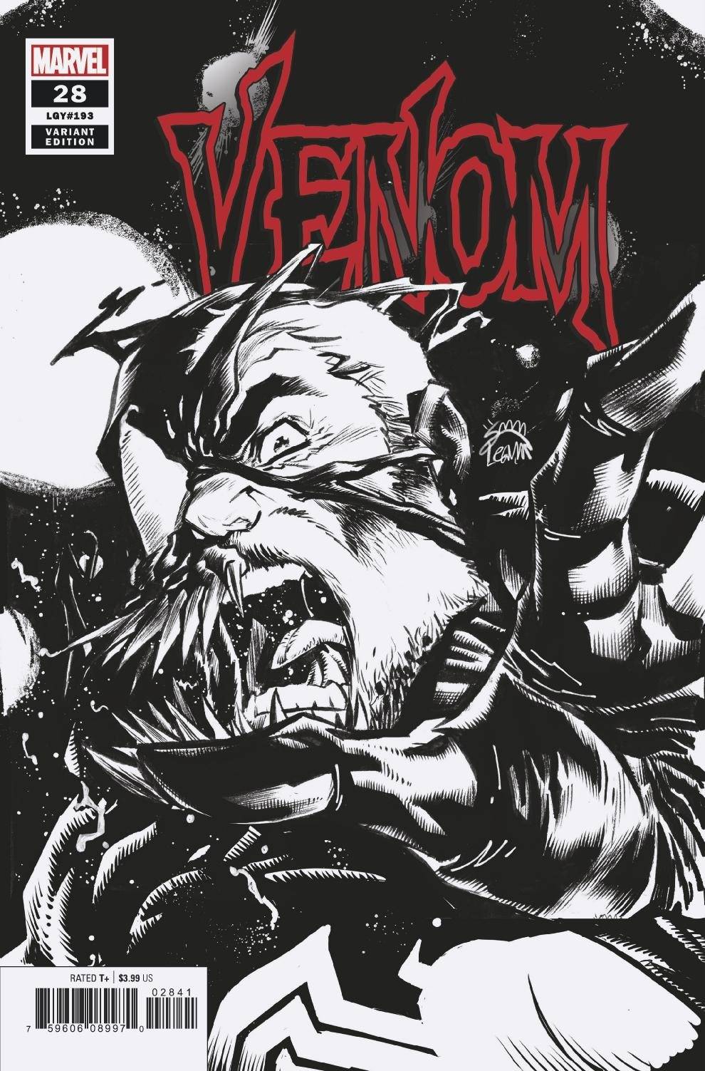 VENOM #28 STEGMAN 1:100 SKETCH VARIANT 09/16/20