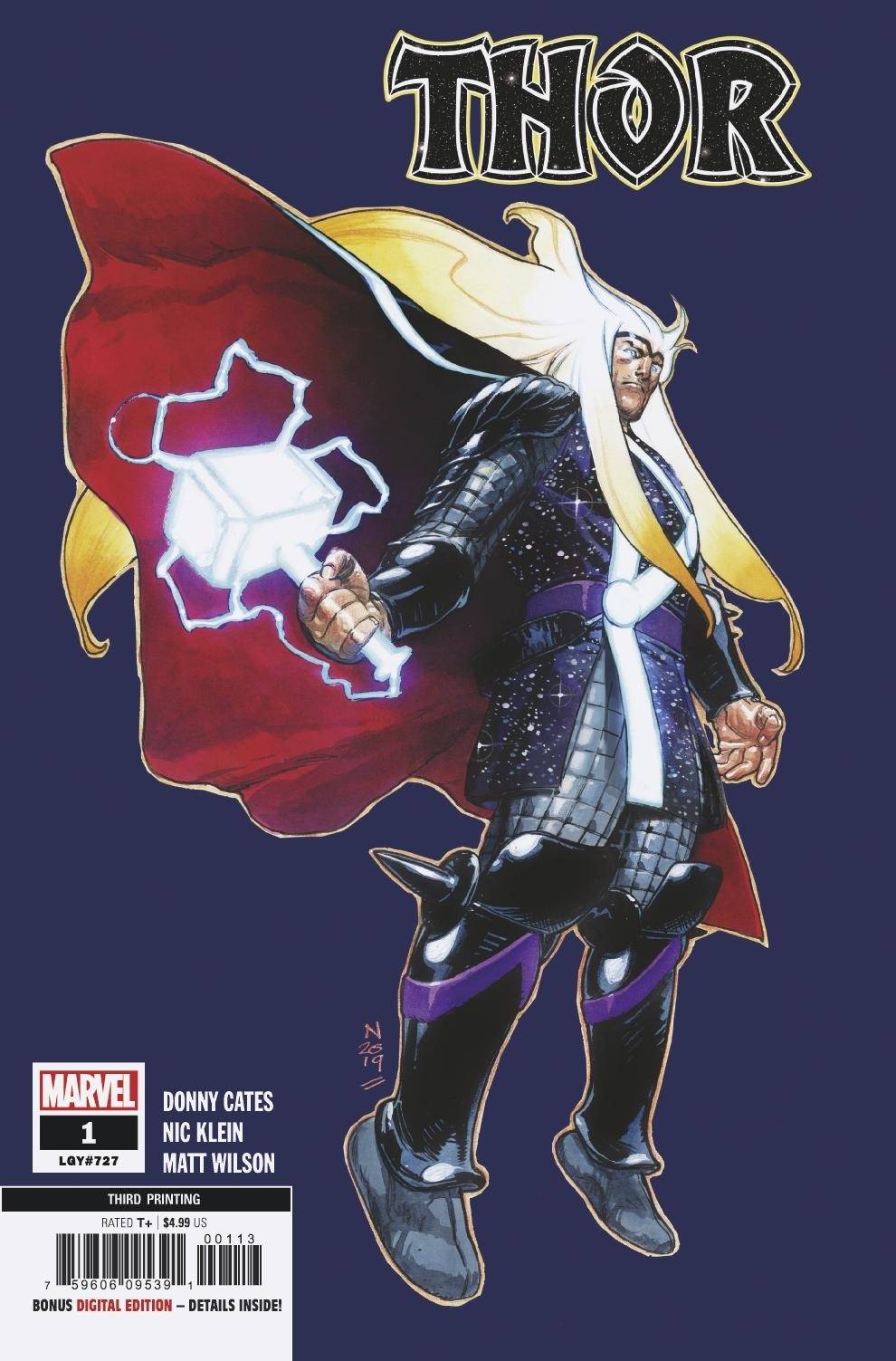 THOR #1 KLEIN 3RD PRINT VARIANT