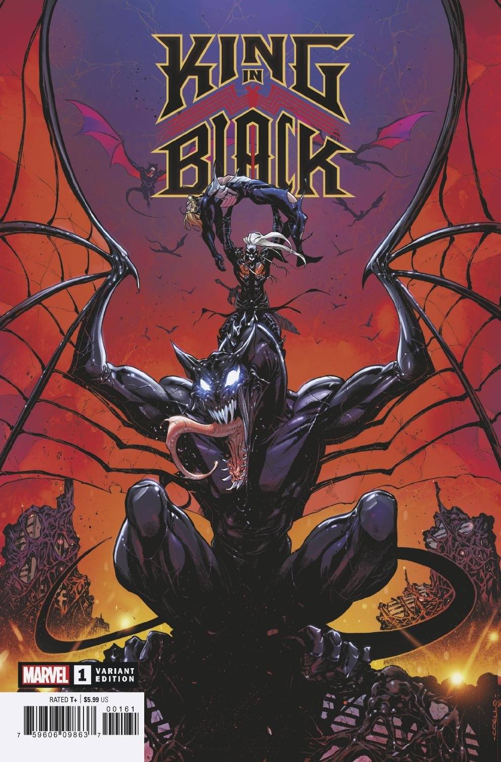 KING IN BLACK #1 (OF 5) COELLO 1:50 DRAGON VARIANT 12/02/20