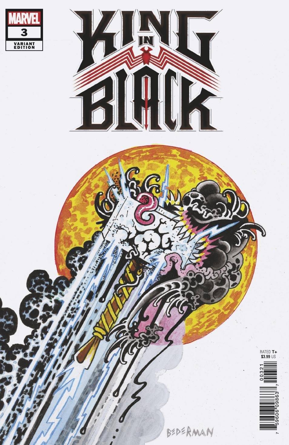 KING IN BLACK #3 (OF 5) BEDERMAN TATTOO VARIANT 01/20/21