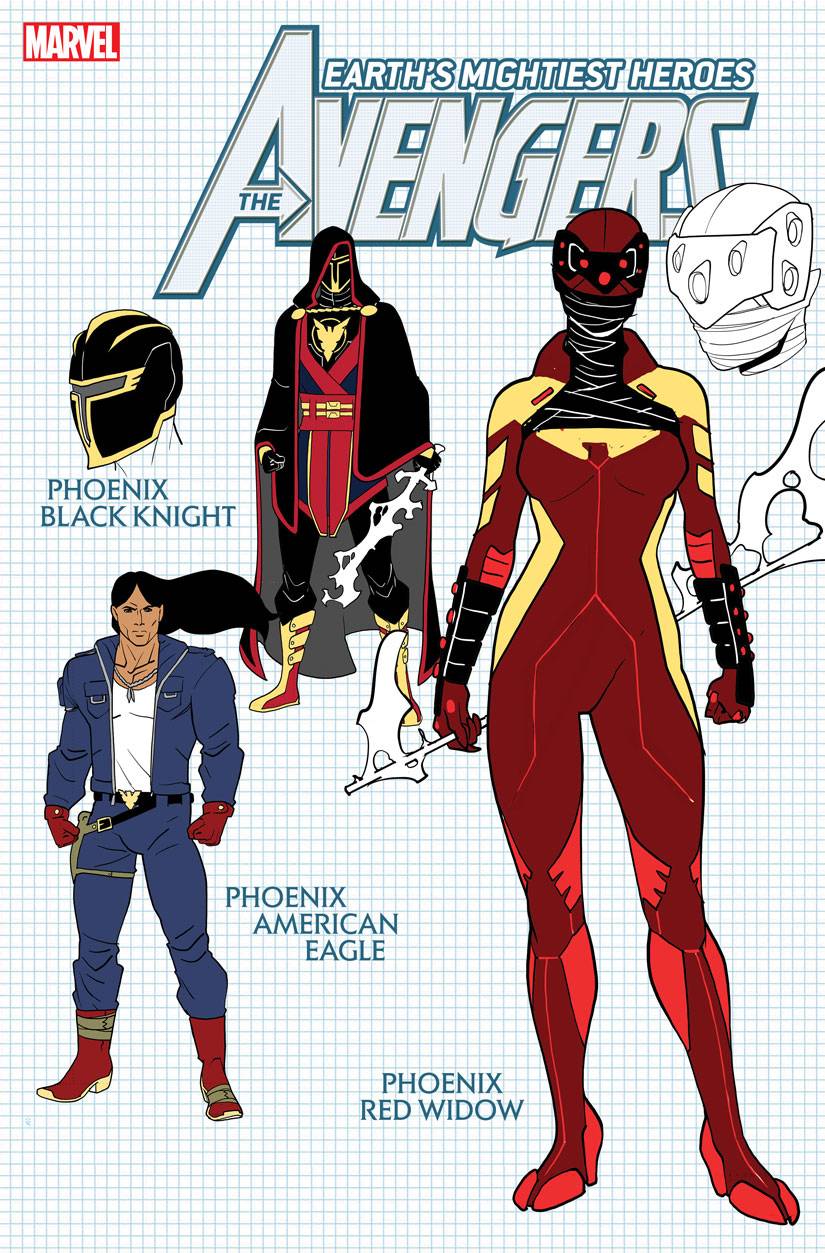 AVENGERS #42 GARRON 1:10 DESIGN VARIANT 02/03/21