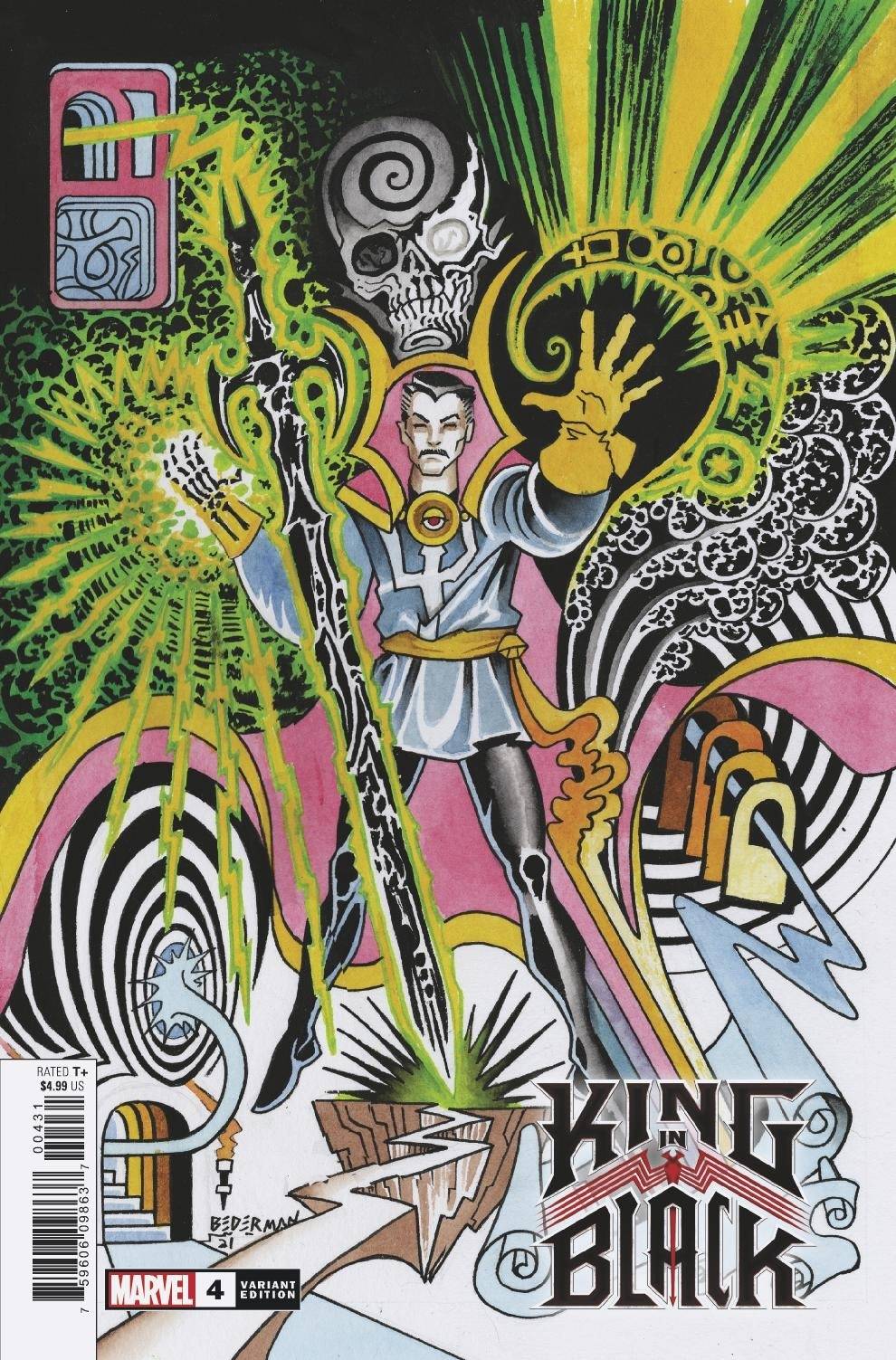 KING IN BLACK #4 (OF 5) BEDERMAN TATTOO VAR 02/17/21