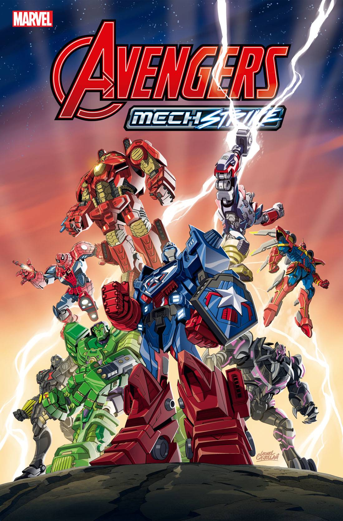 AVENGERS MECH STRIKE #1 (OF 5) TOY VAR 02/03/21