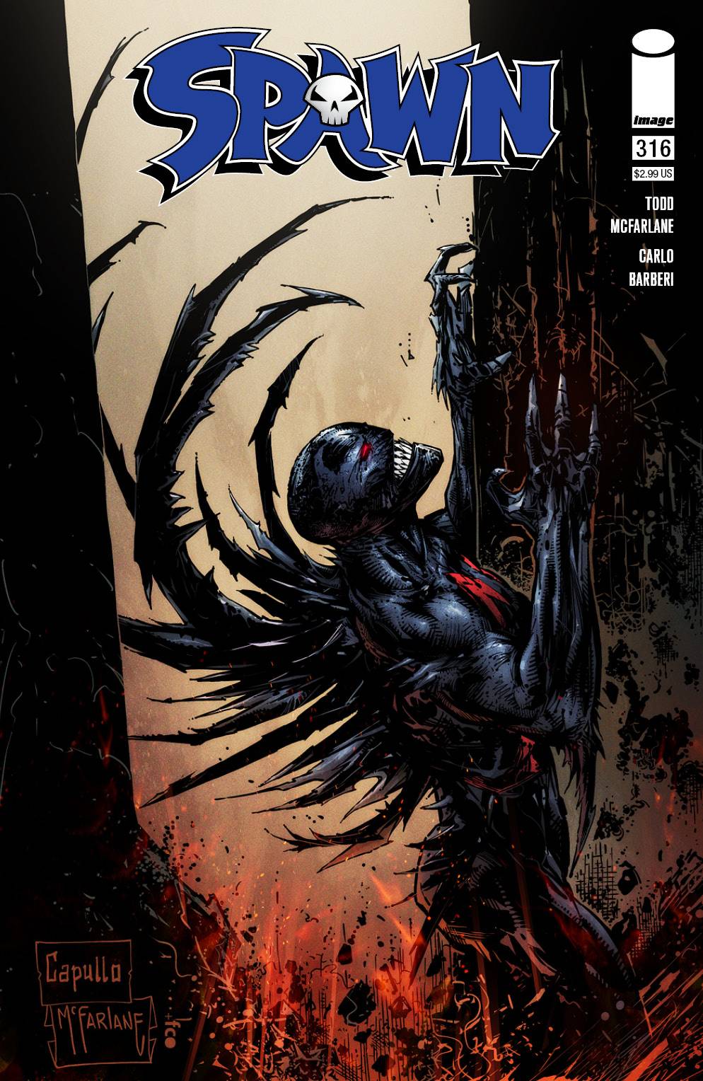 SPAWN #316 CVR B CAPULLO & MCFARLANE 03/31/21