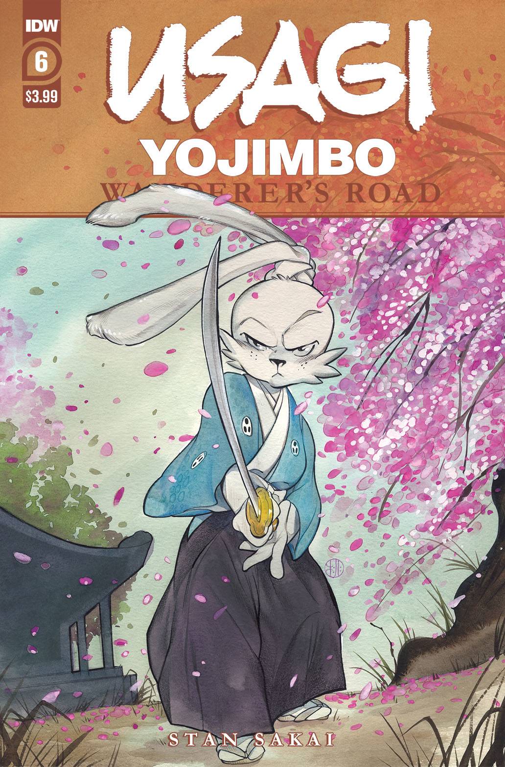 USAGI YOJIMBO WANDERERS ROAD #6 (OF 6) PEACH MOMOKO CVR 04/28/21