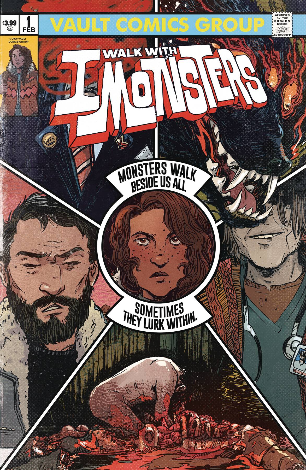 01/18/2021 I WALK WITH MONSTERS #1 CVR G 2ND PTG