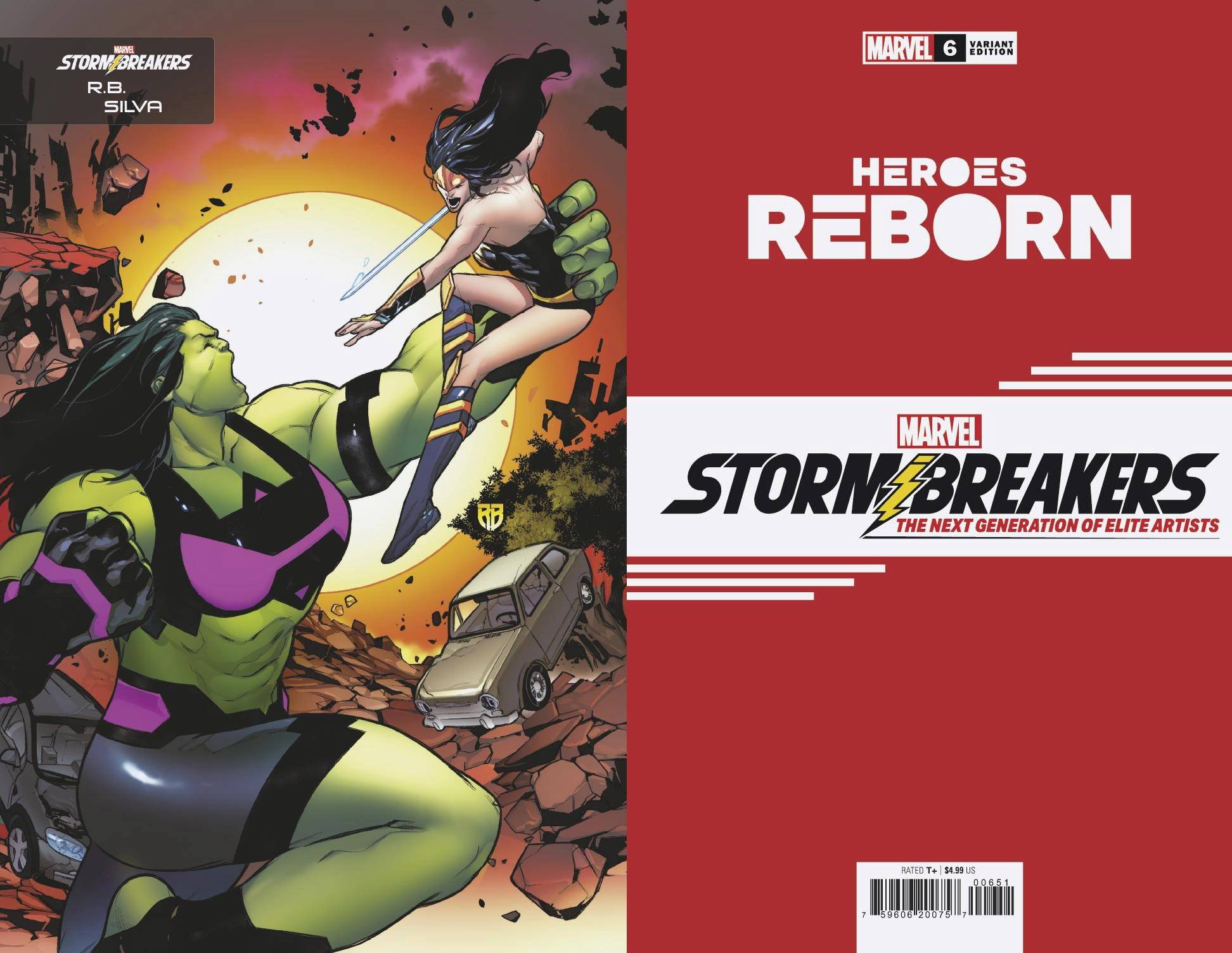 06/09/2021 HEROES REBORN #6 (OF 7) SILVA STORMBREAKERS VAR