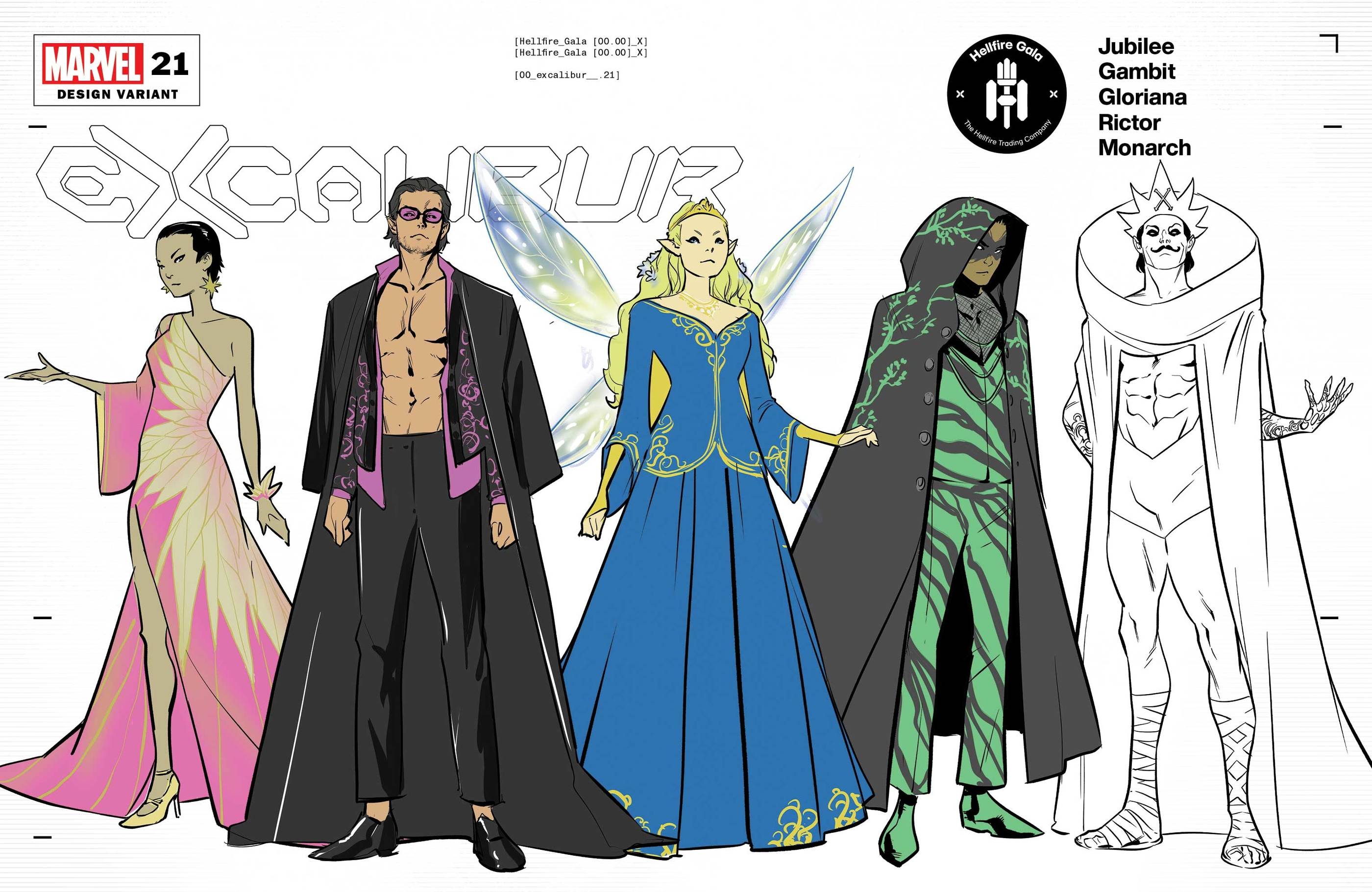 06/09/2021 EXCALIBUR #21 TO CHARACTER DESIGN VAR GALA