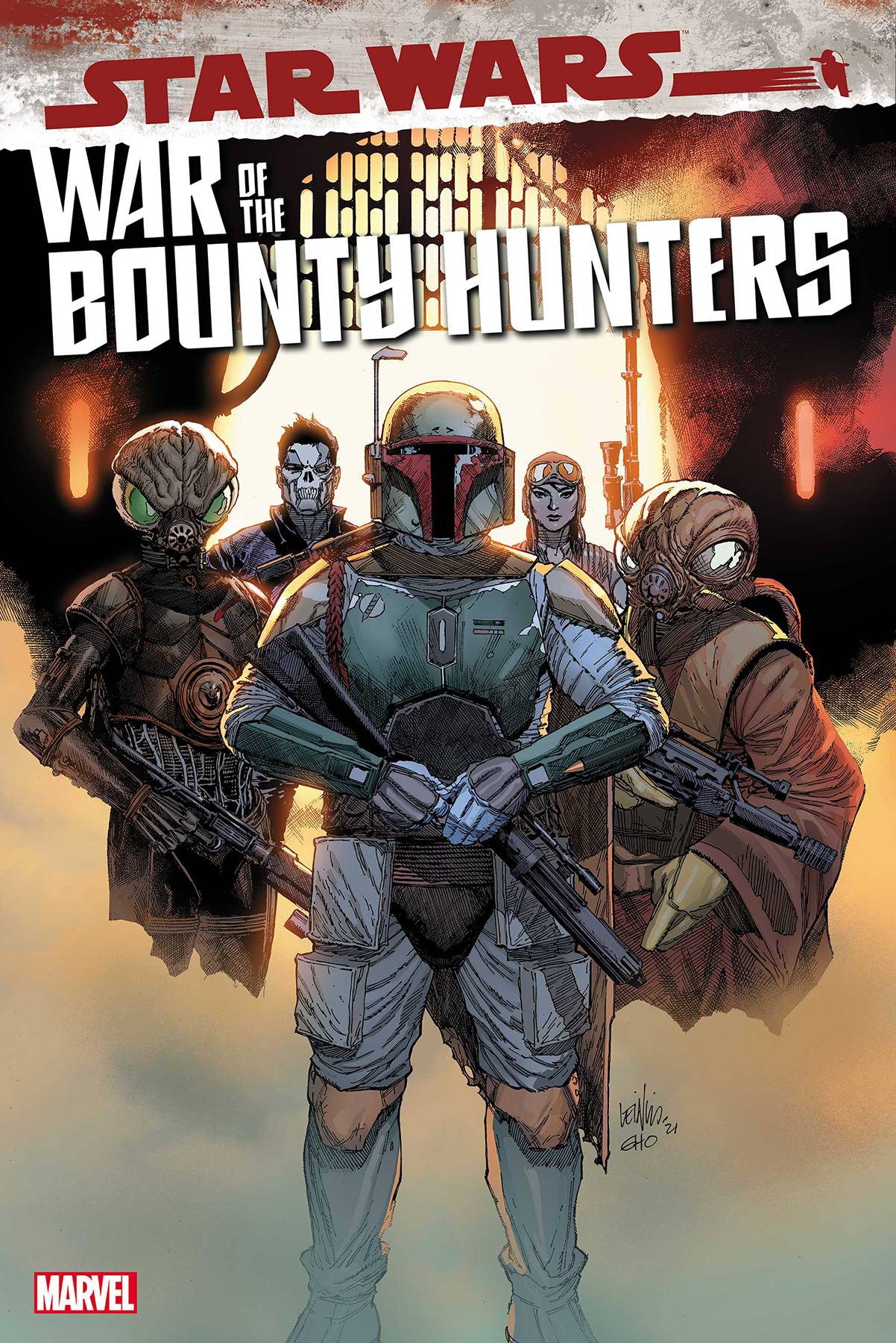 STAR WARS WAR BOUNTY HUNTERS #1 (OF 5) YU 1:25 VARIANT 06/02/21